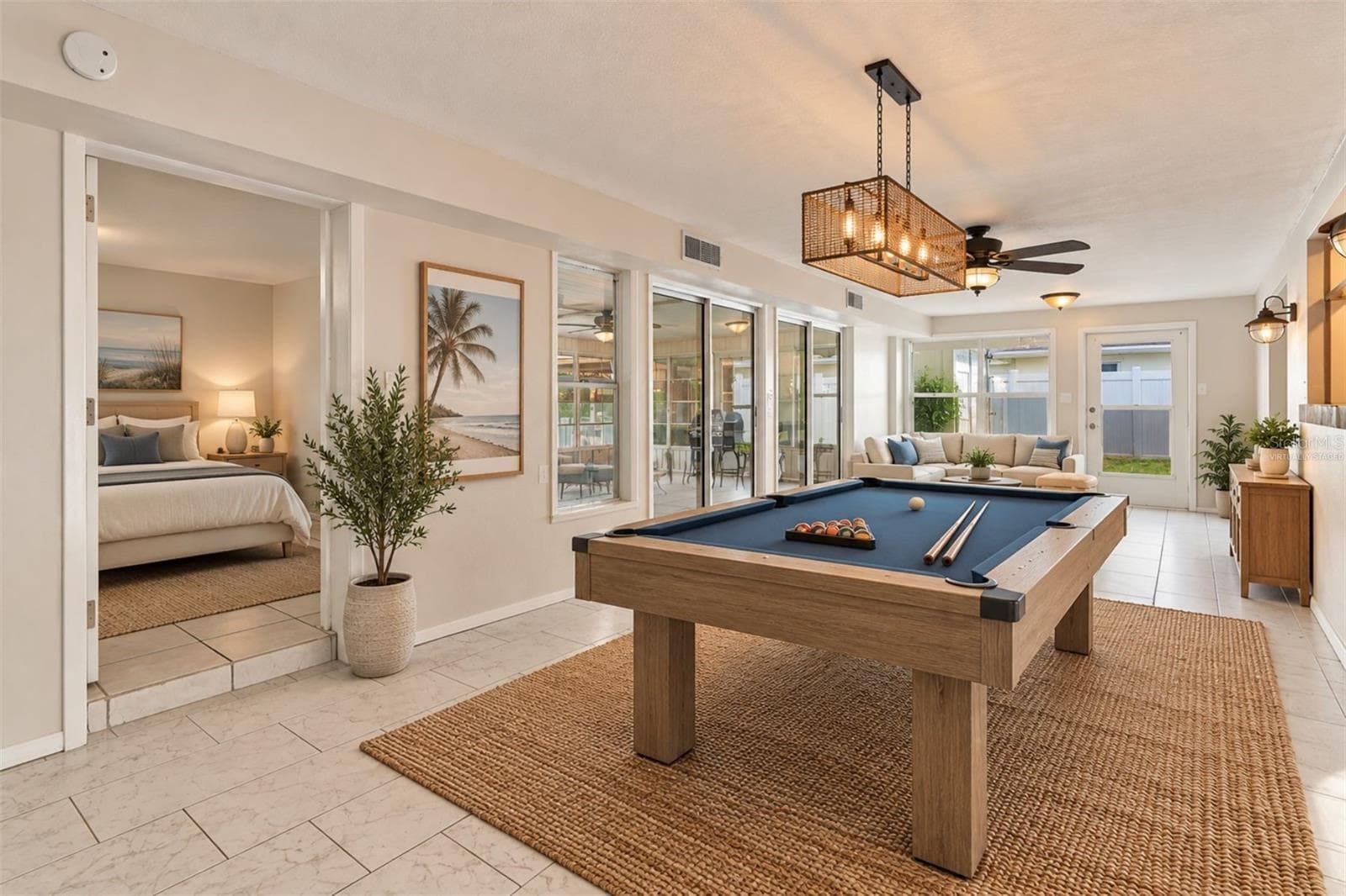 Virtually Staged Family Room - 6457 OTIS RD, NORTH PORT