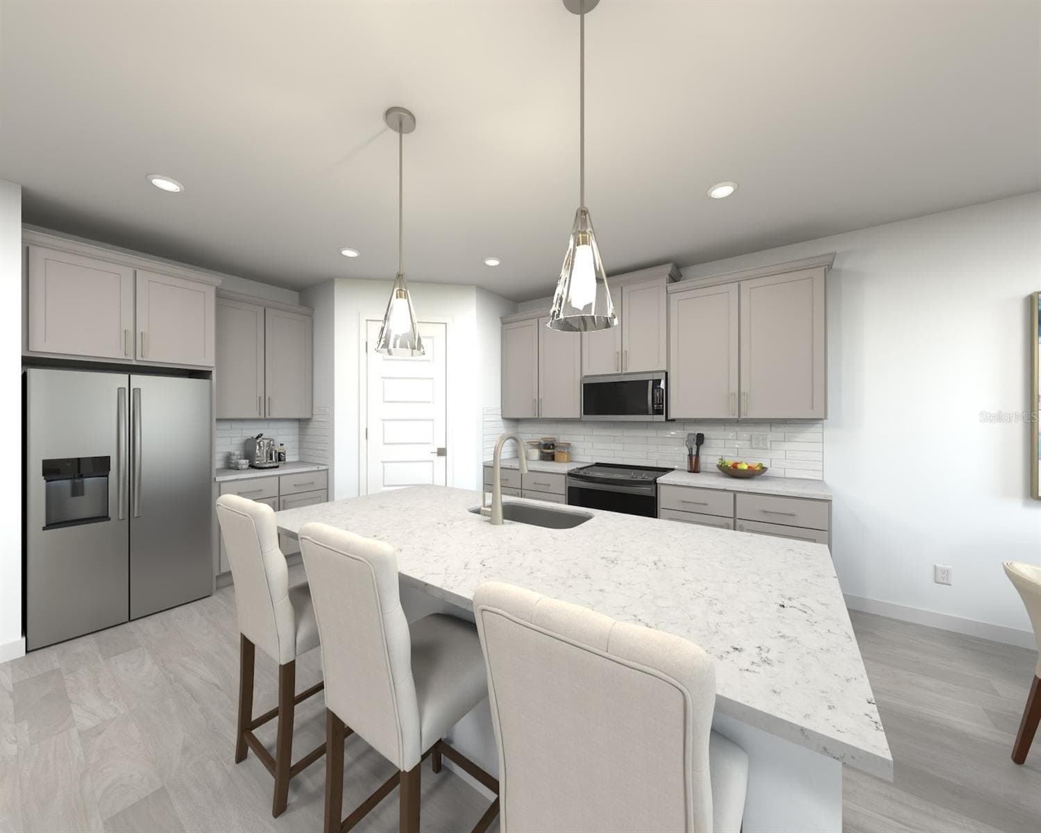 Welcome to Coasterra, a thoughtfully designed home that offers the perfect blend of comfort, style, and functionality. This inviting floorplan features four spacious bedrooms, two full baths, and a versatile family room, providing plenty of space for both everyday living and special occasions. The open-concept kitchen seamlessly connects to the dining area and great room, creating a warm and welcoming atmosphere that's ideal for gathering with family, entertaining guests, or simply enjoying life at home. With its modern layout and flexible living spaces, Coasterra is designed to fit your lifestyle and provide the perfect place to create lasting memories. - 13204 SHELLMORE AVE, PALMETTO