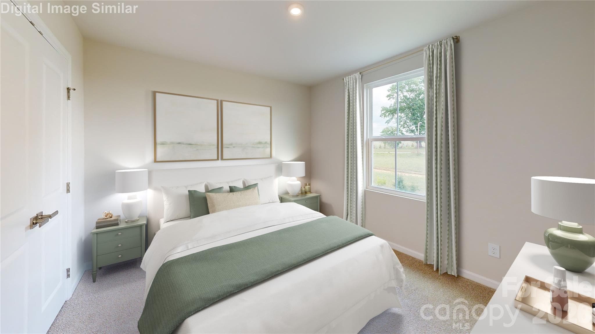 Wow—another spacious bedroom ready to shine! Featuring a stylish double-door closet and a large window that pours in natural light, this room is the perfect size for comfort and creativity. A blank canvas just waiting for your personal touch—make it uniquely yours! - 833 E Liberty Street, China Grove