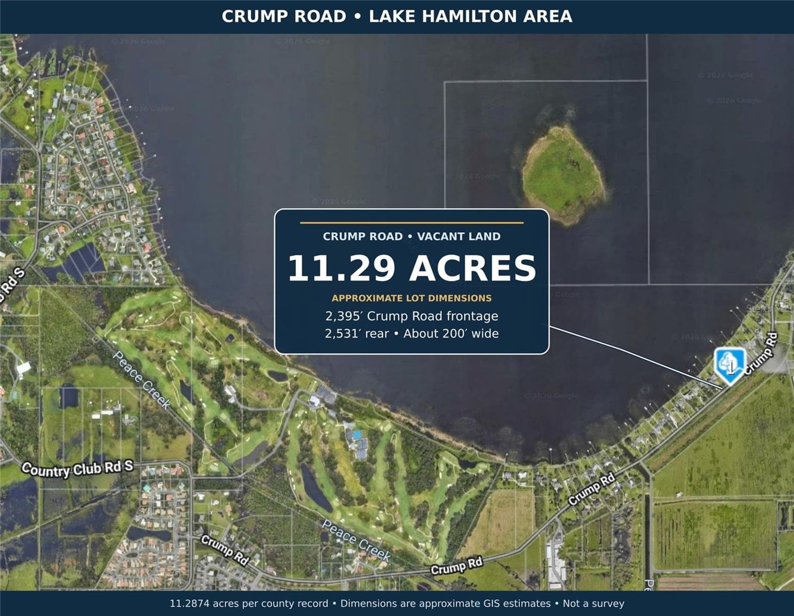 Land at 0 CRUMP RD, HAINES CITY, photo 2 of 3