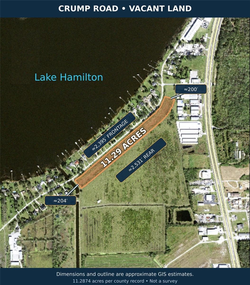 Land at 0 CRUMP RD, HAINES CITY, photo 3 of 3