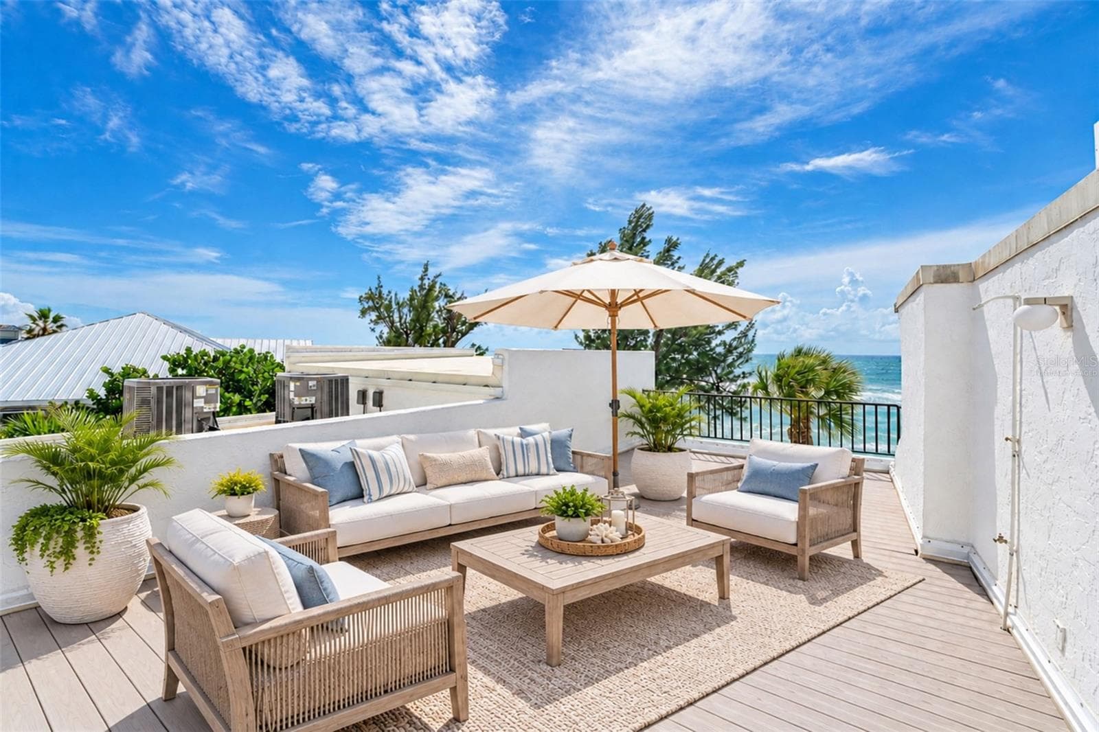 Virtually Staged Sun Deck - 2950 N BEACH RD #B522, ENGLEWOOD