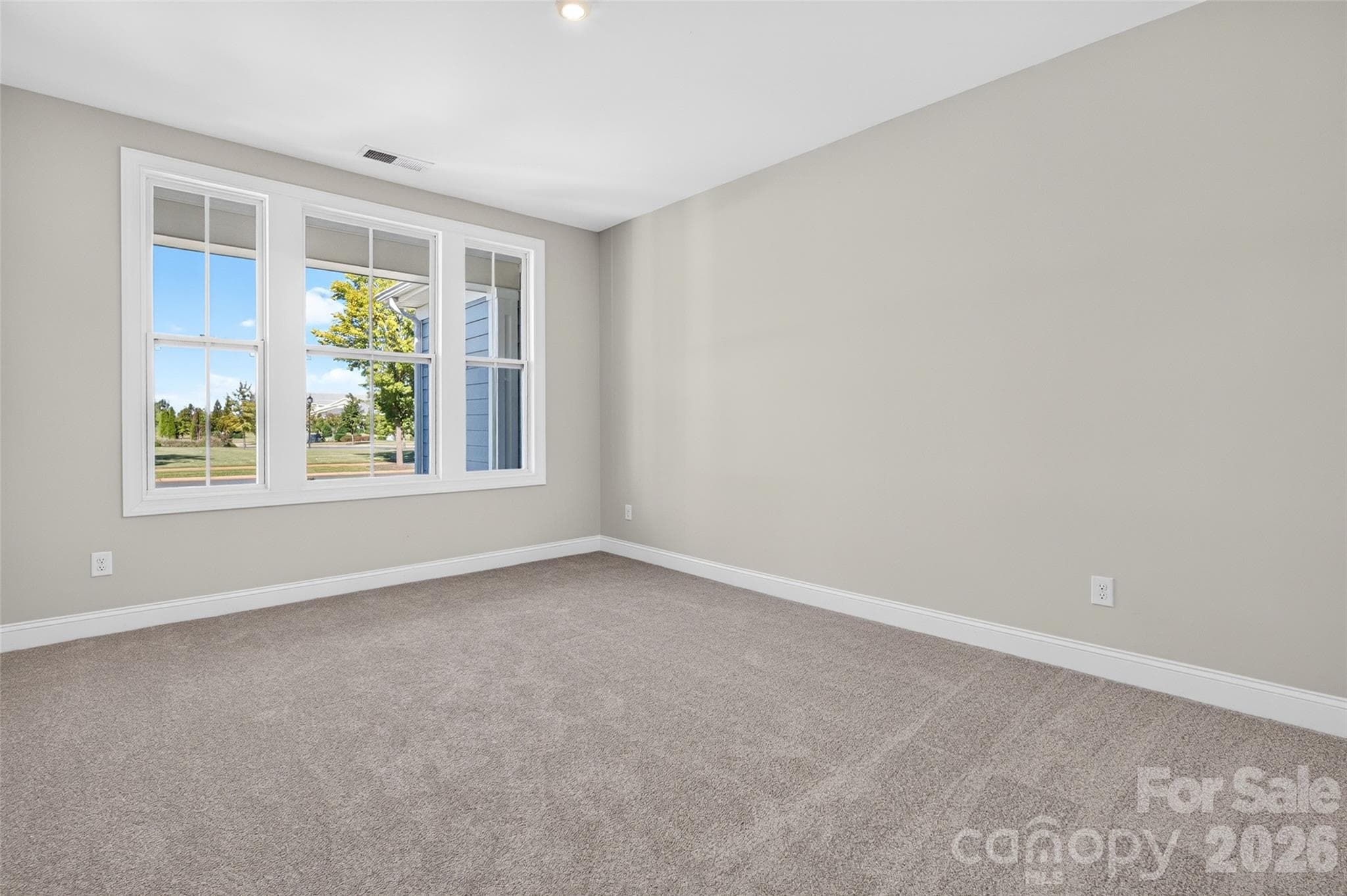 Light and bright Office/Flex space on the front of the home - 8905 Silver Springs Court, Charlotte