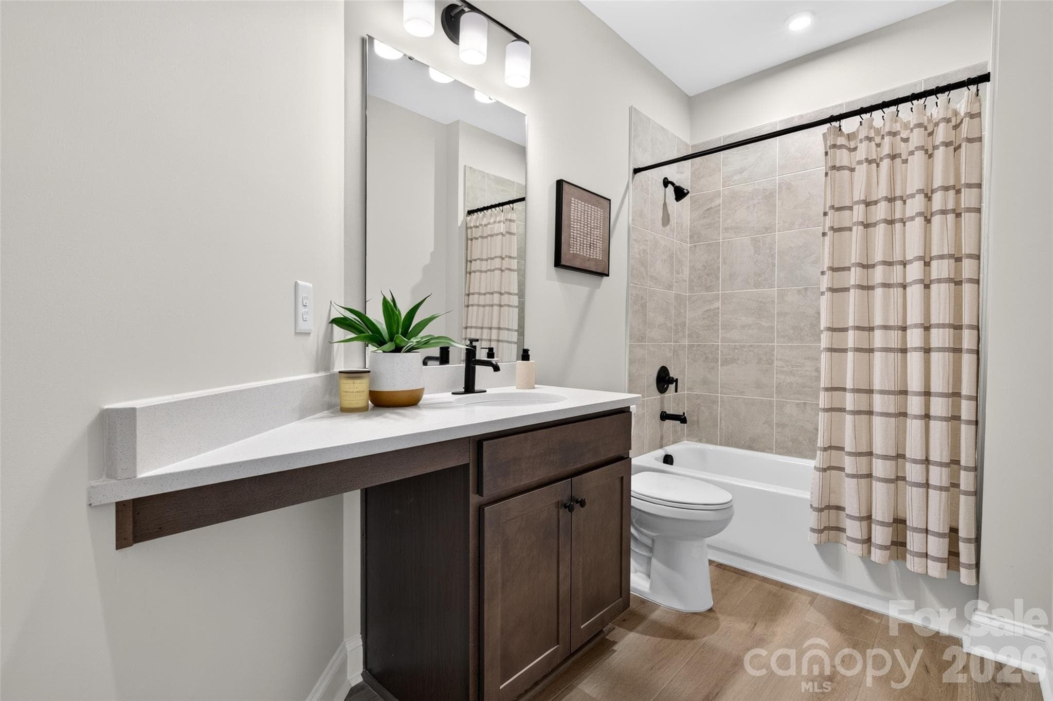 Guest Full Bath on Main Level - 8905 Silver Springs Court, Charlotte