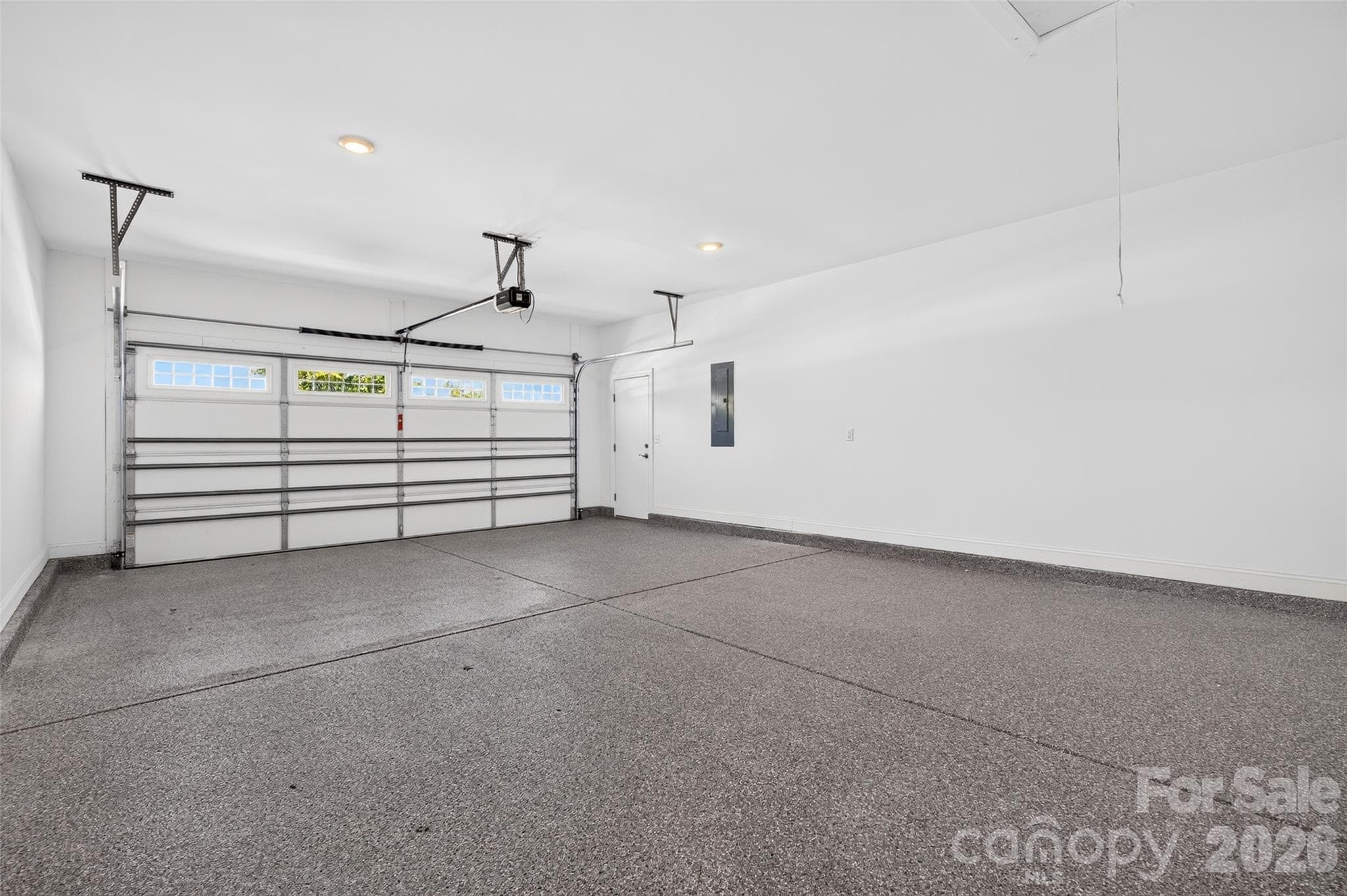 Epoxy-coated Garage floor - 8905 Silver Springs Court, Charlotte