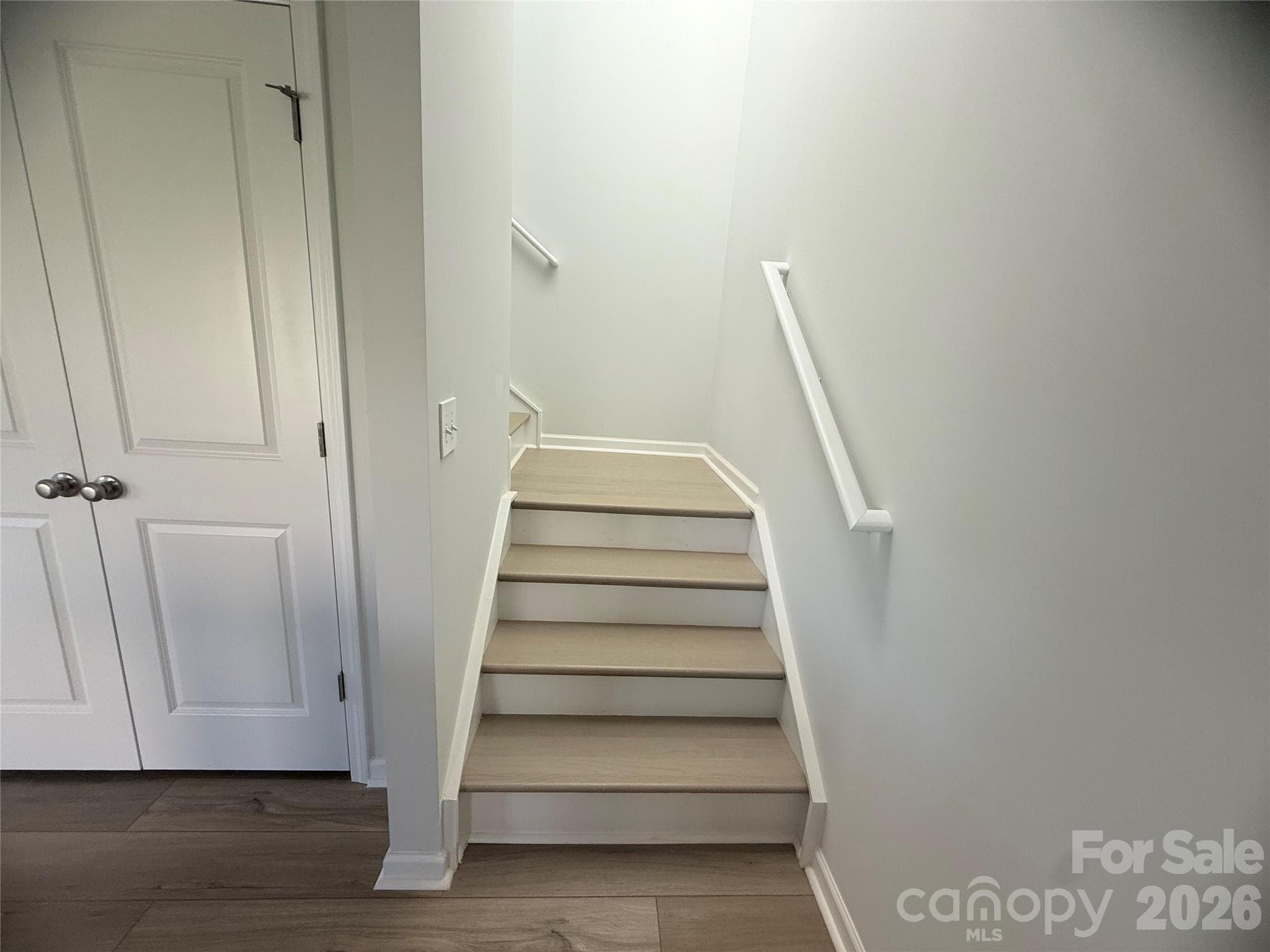 Stairs leading from side of kitchen to 2nd floor - 1227 Bansal Drive, Charlotte