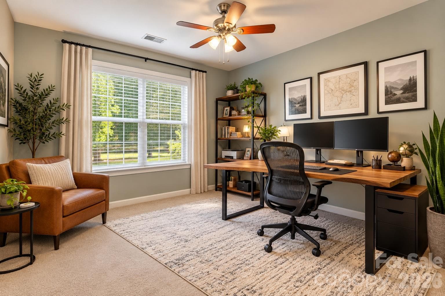 Enhanced Office Photo - 9538 Linden Tree Lane, Charlotte