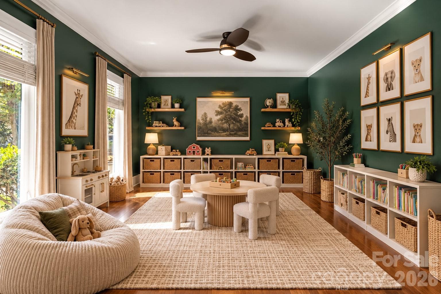 Virtually staged playroom or office - 6 Catawba Ridge Court, Clover