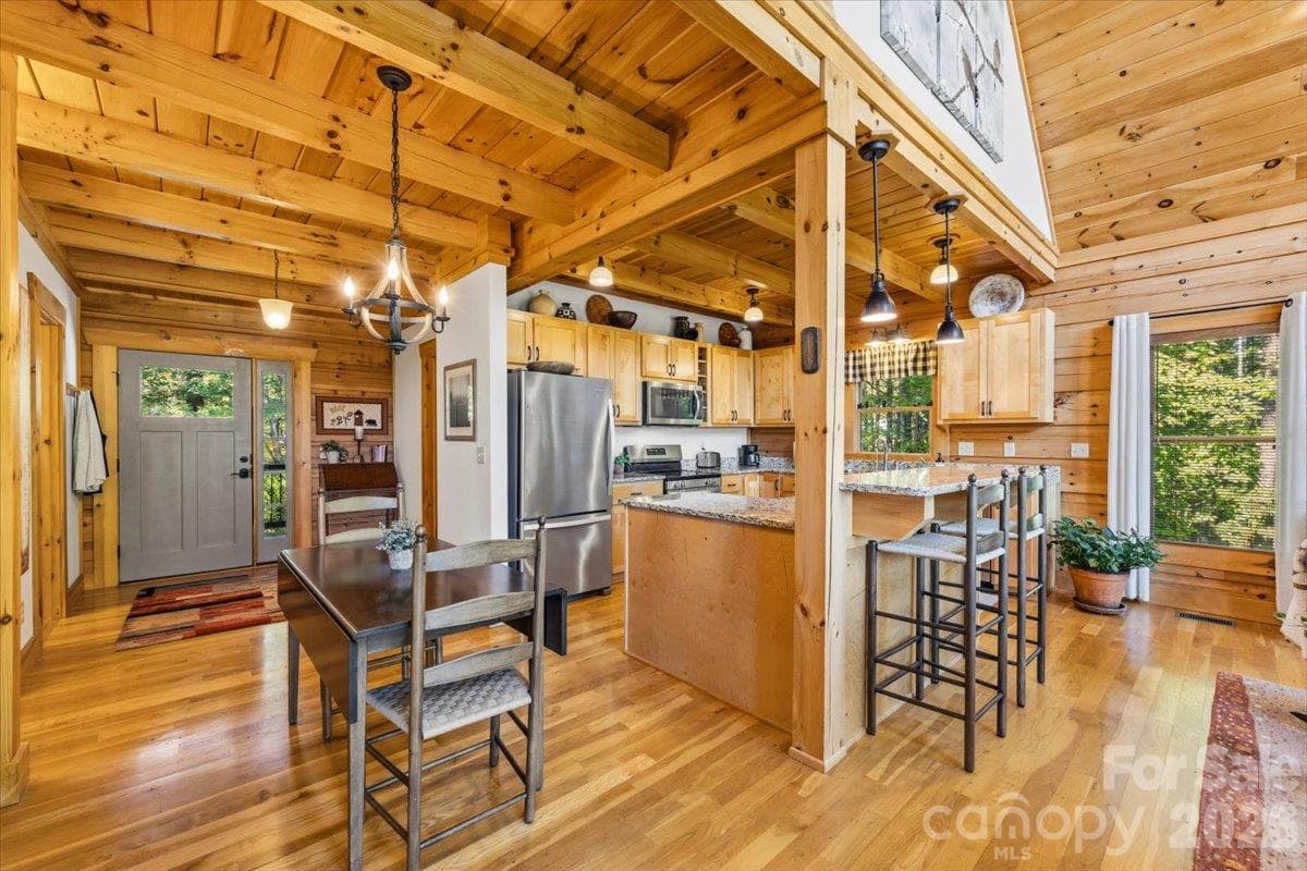Kitchen and Dining Area Main Level - 1016 Horizon Trail, Nebo