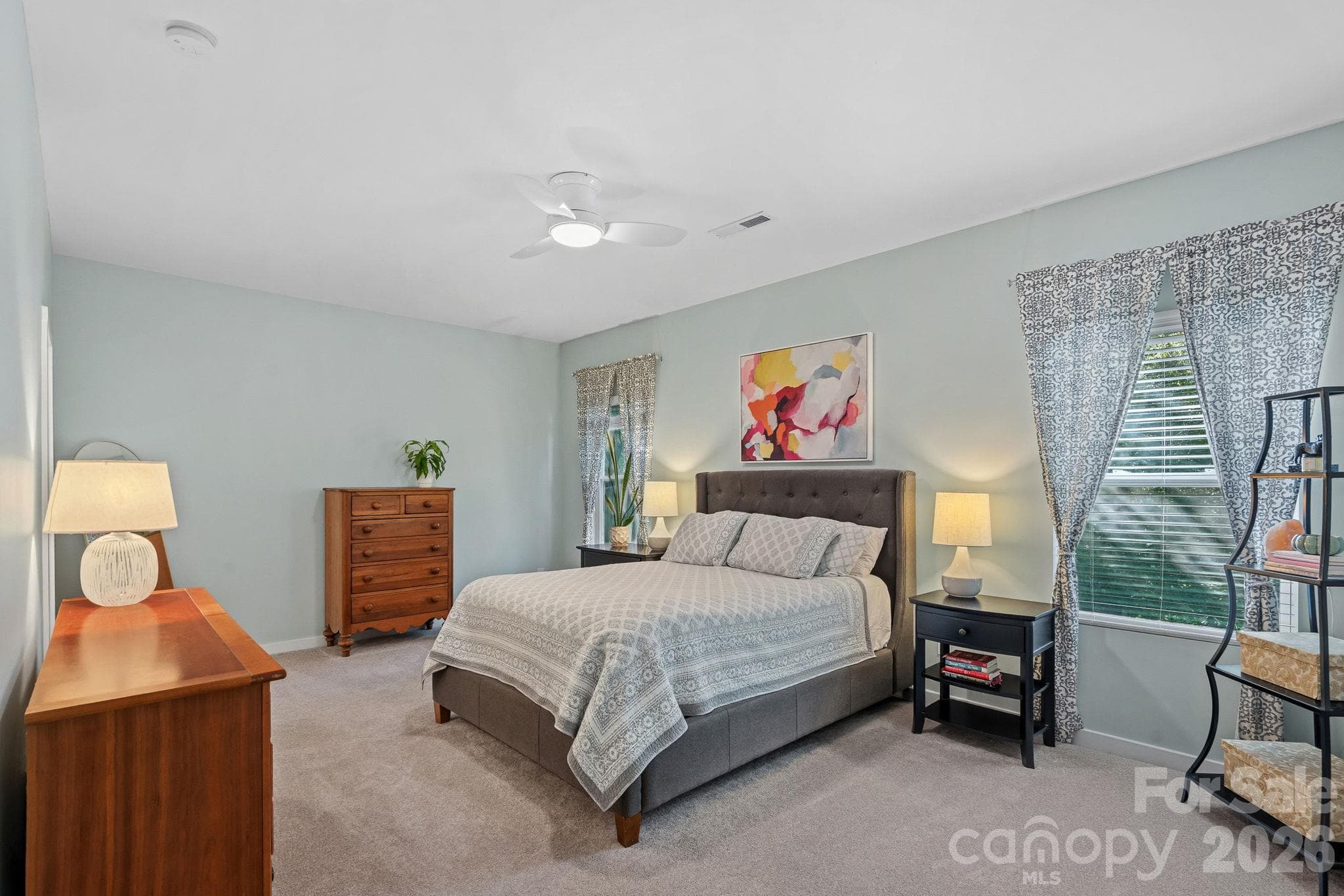 Spacious Primary Bedroom on Main Floor at rear - 13326 Pierre Reverdy Drive, Davidson
