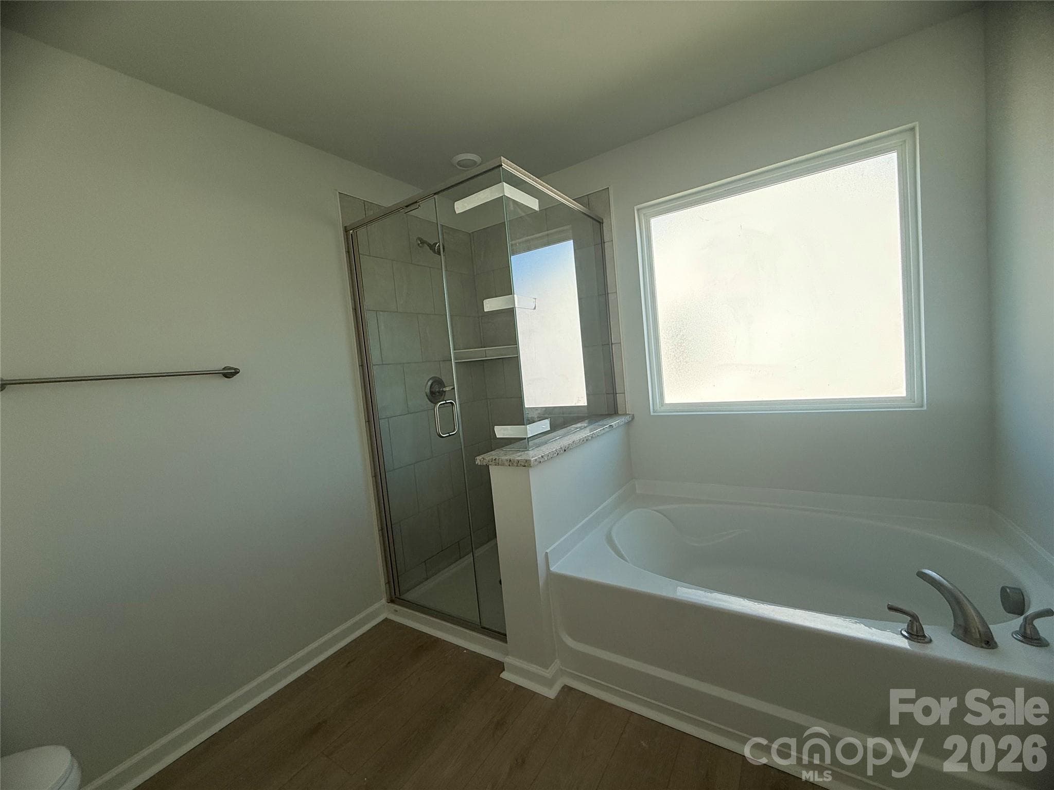 Shower with separate garden tub - 4021 Juno Drive, Charlotte