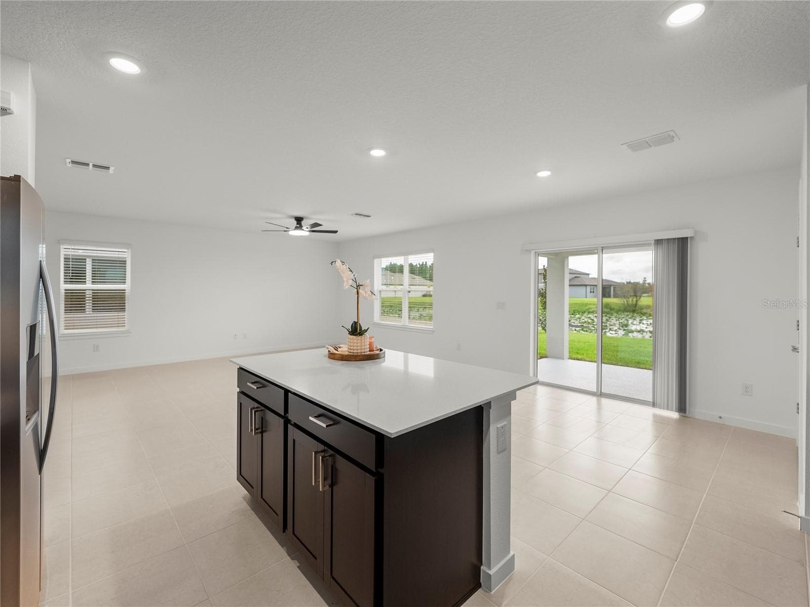 View to Conservation from Kitchen - 1076 KISTNA DR, ZEPHYRHILLS