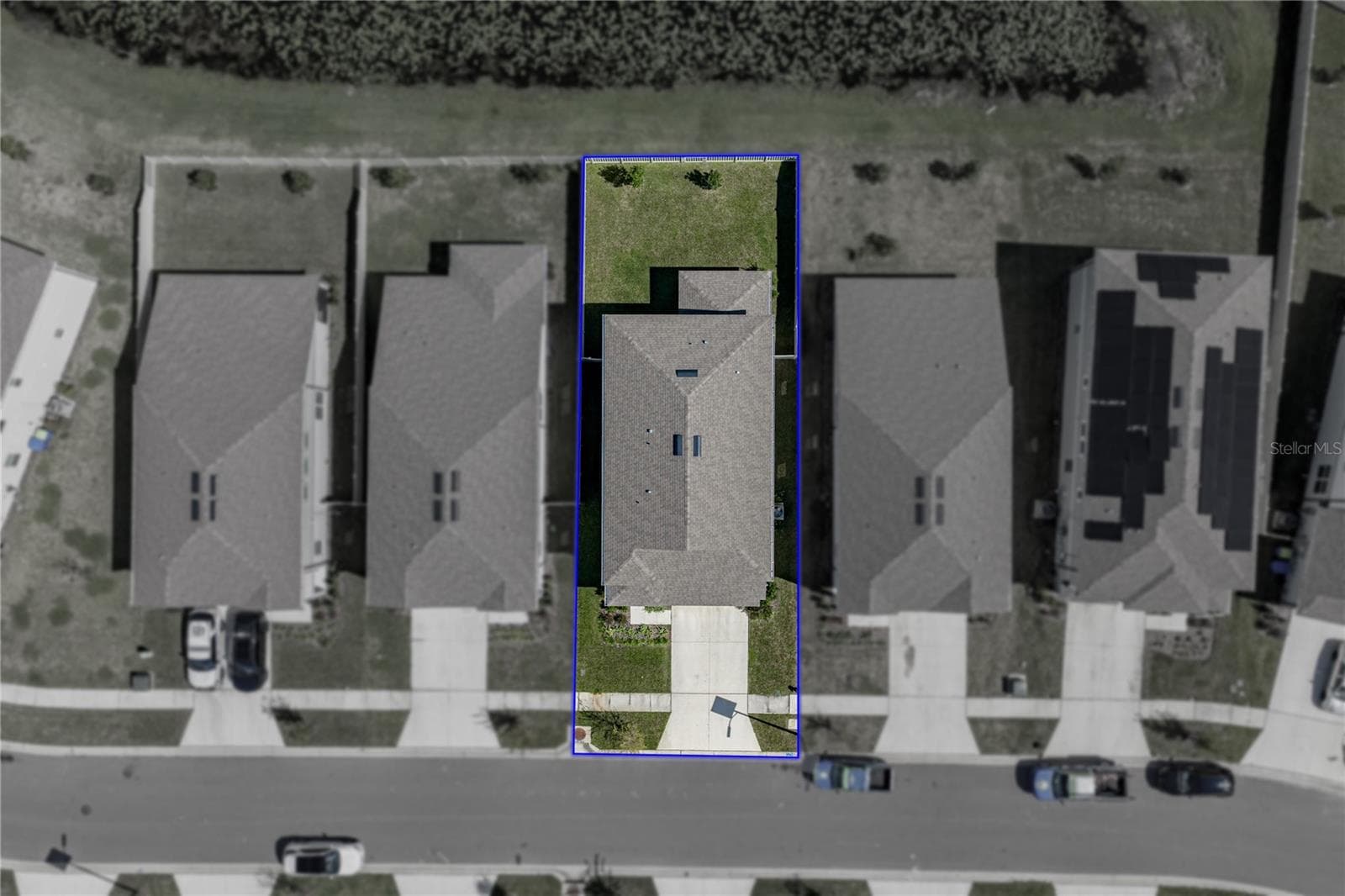 Arial Lot Line - 1076 KISTNA DR, ZEPHYRHILLS