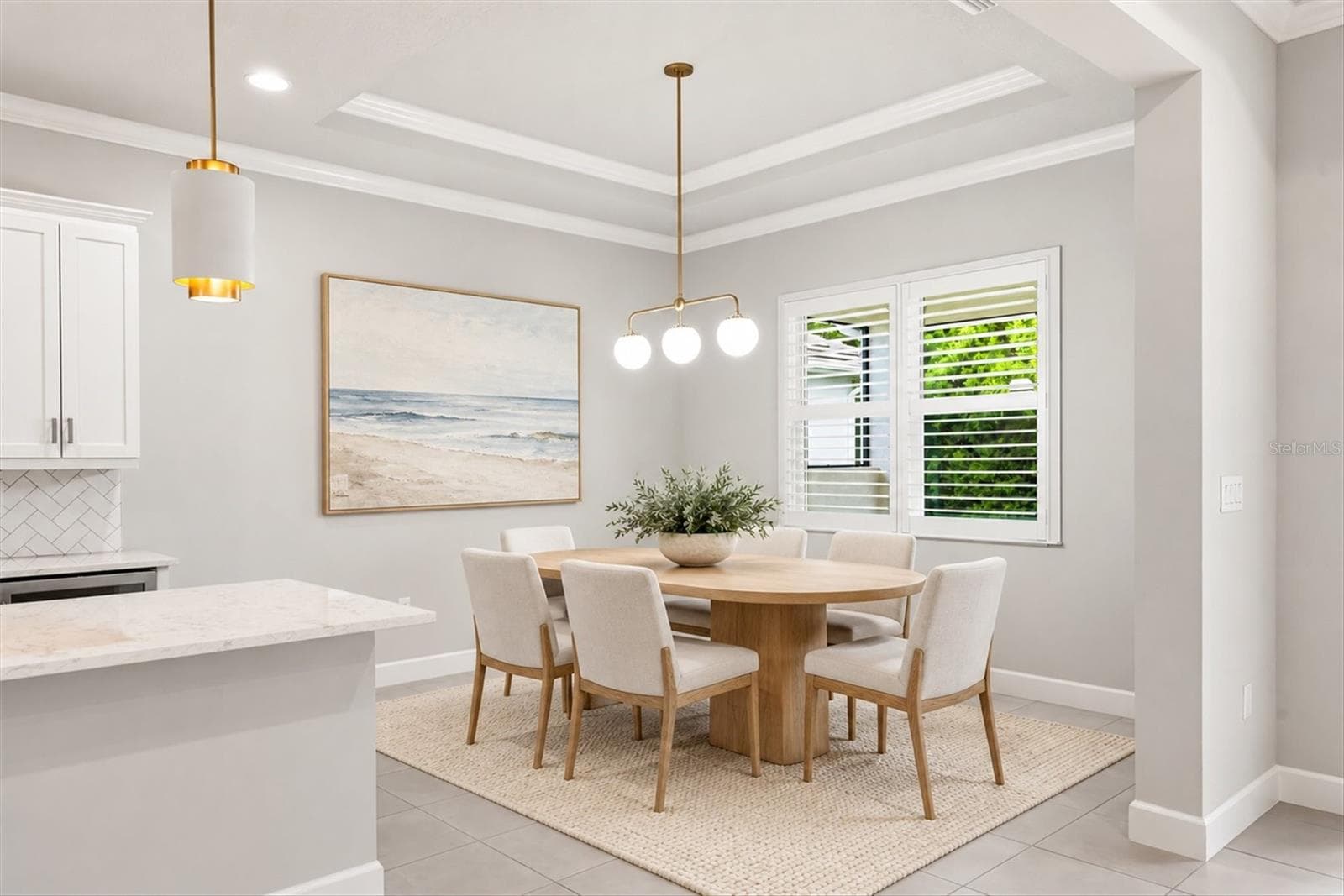 Dining Room Located Off of Kitchen - 7717 SANDHILL LAKE DR, SARASOTA
