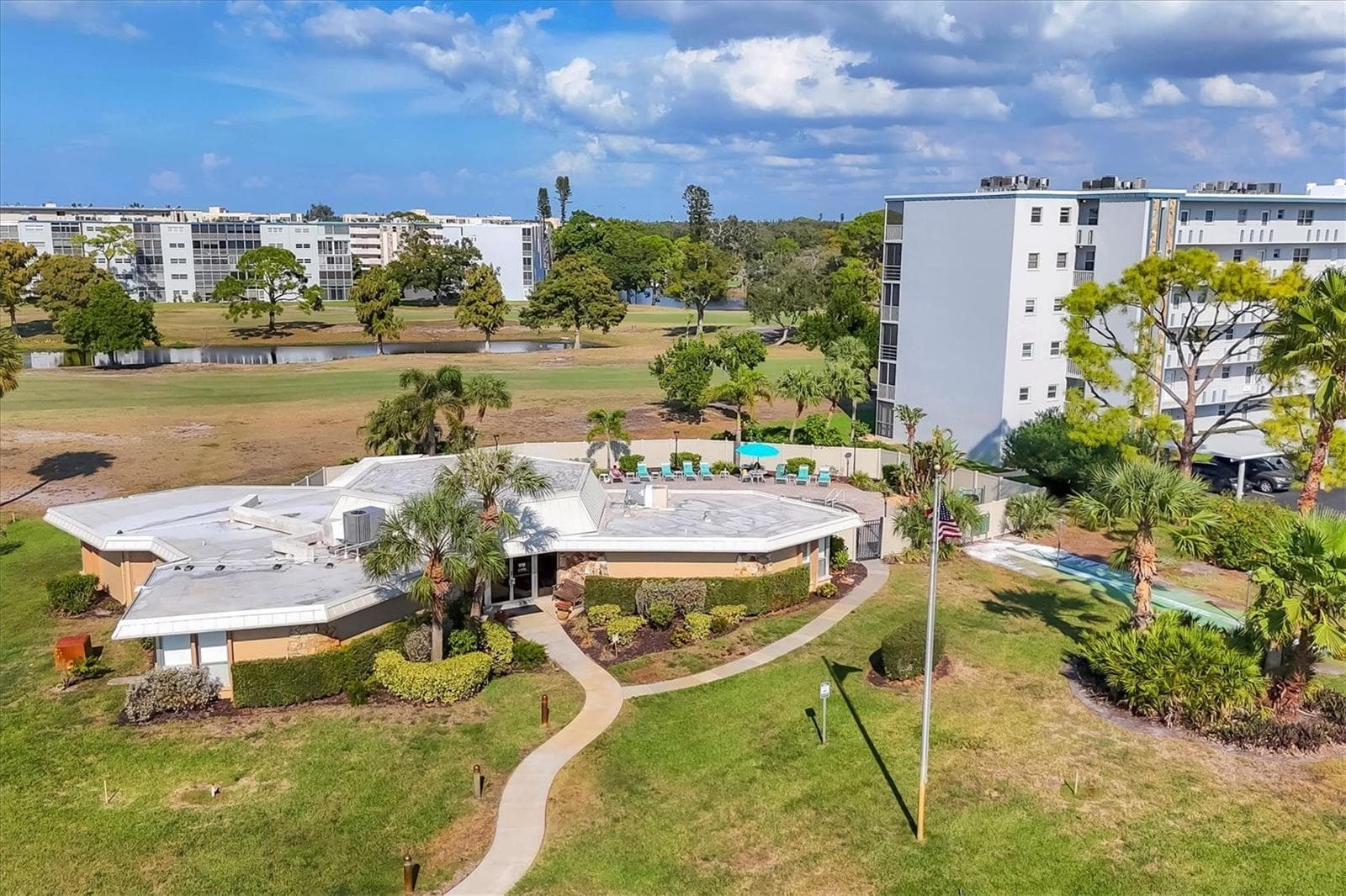 Ironwood Rec 1 clubhouse located on the west side of 406AA. - 4240 IRONWOOD CIRCLE CIR #406AA, BRADENTON