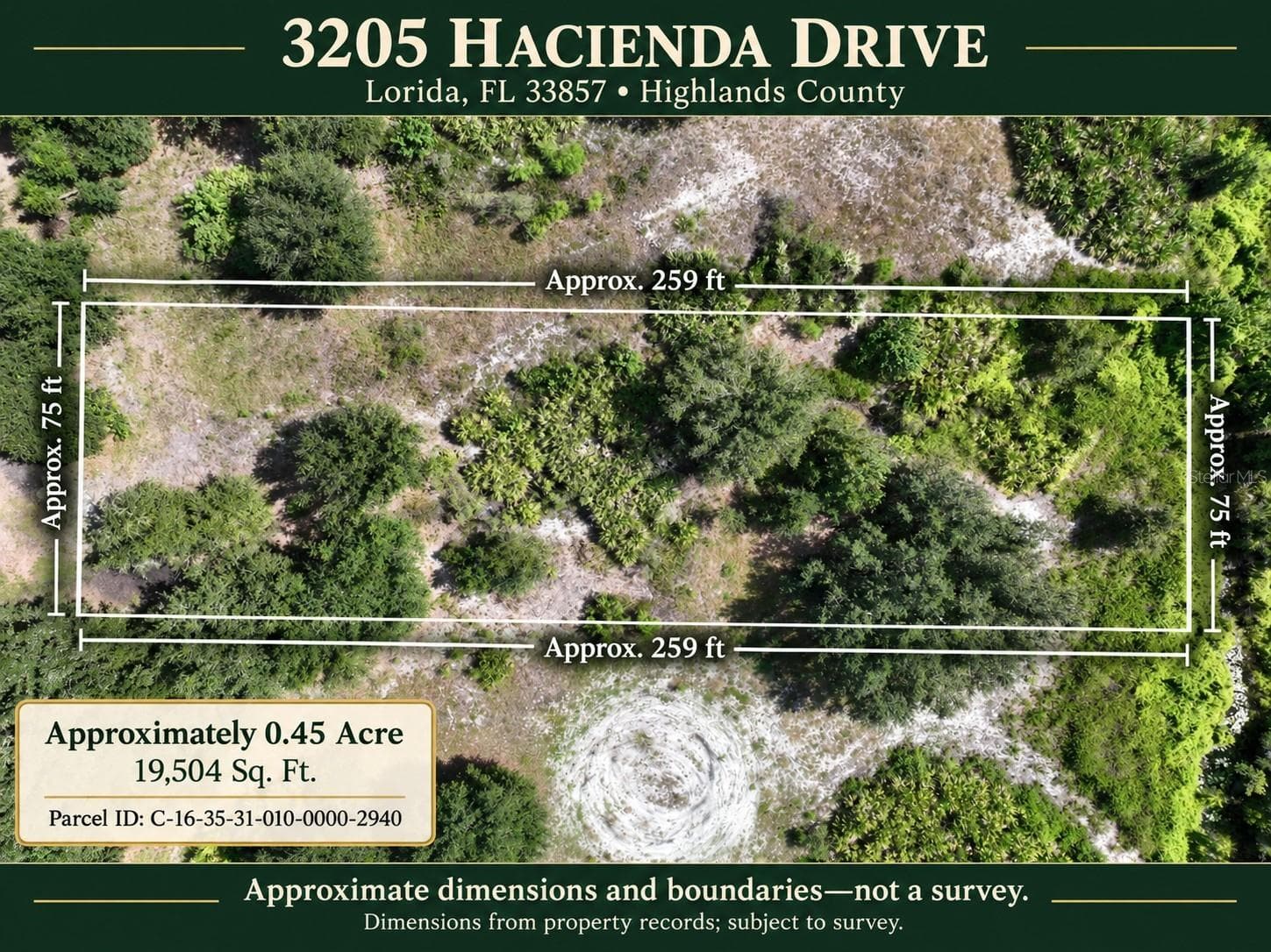 Land at 3205 HACIENDA DR, LORIDA, photo 2 of 24