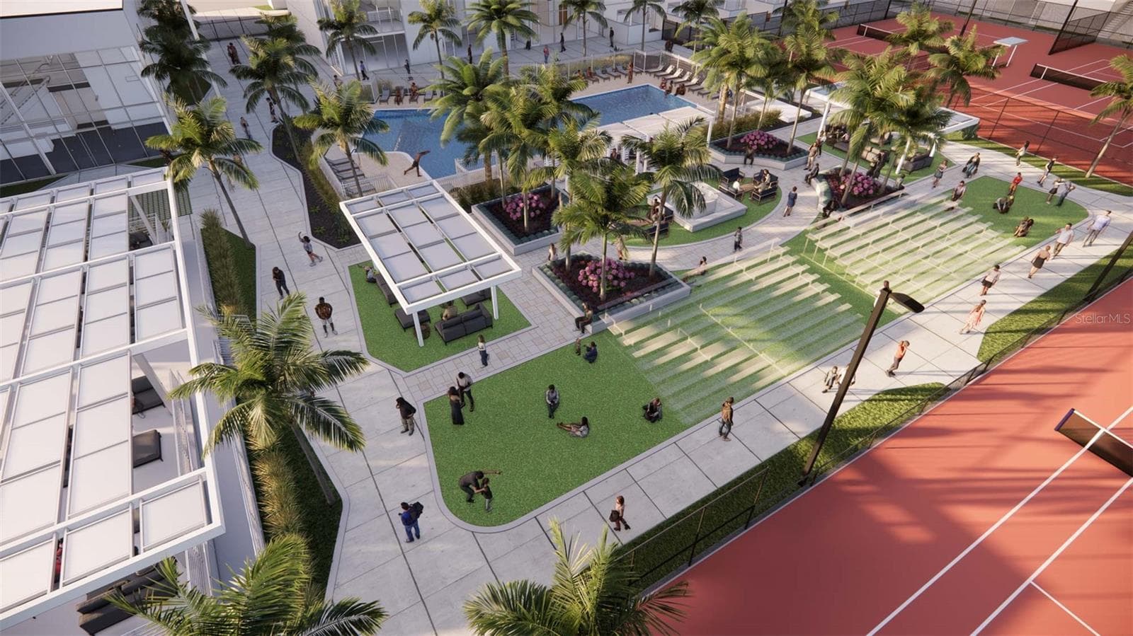 Sarasota Bath & Racquet Club is a Private Club offering INDOOR + OUTDOOR Tennis, Pickleball, and Padel, Massive Lap Pool with Cabanas and Pool Food & Beverage Service....AND THERE'S MORE.... - 2170 ROBINHOOD ST #A1-302, SARASOTA