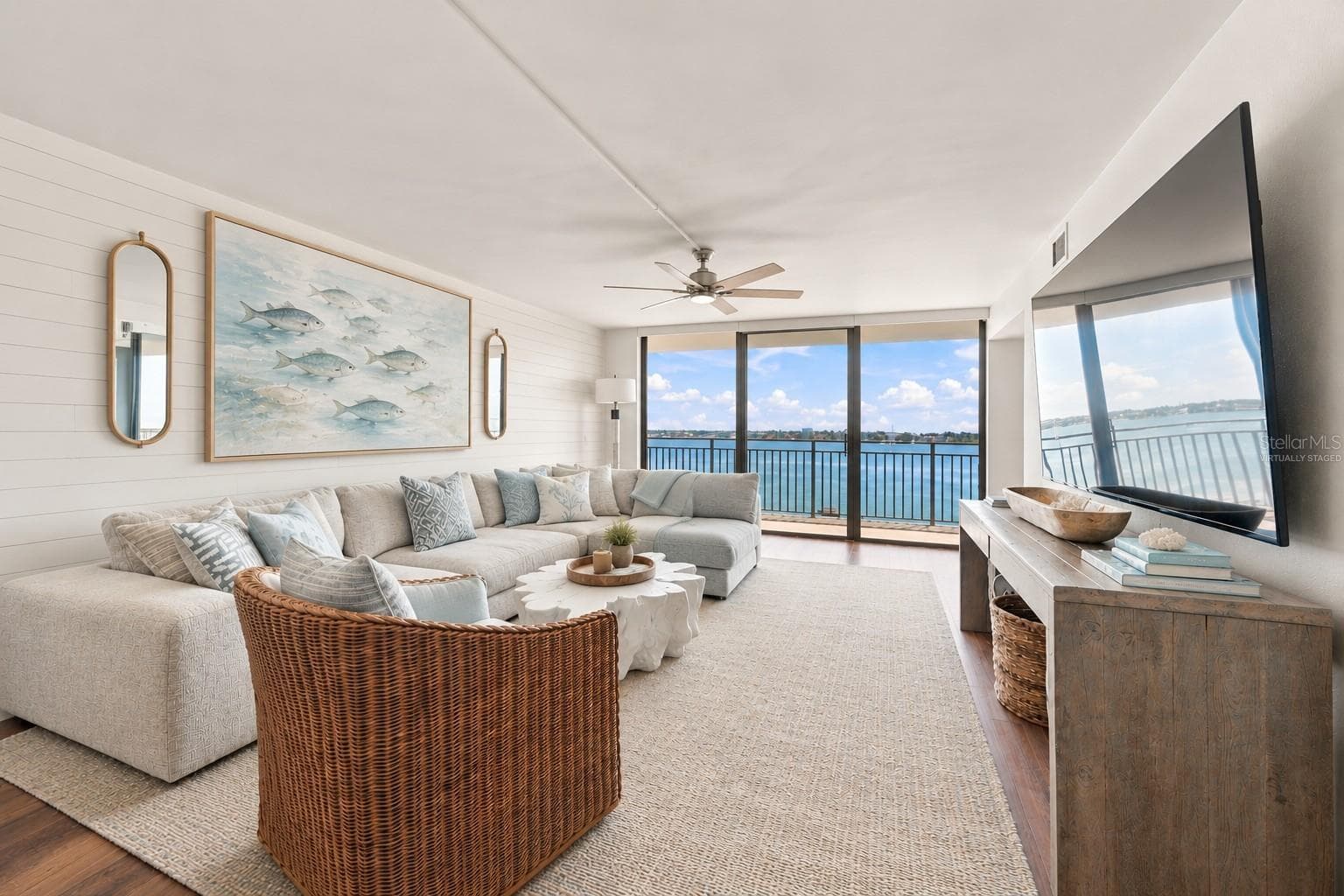 Virtually Staged -The natural light pours in... - 5700 ESCONDIDA BLVD S #401, ST PETERSBURG