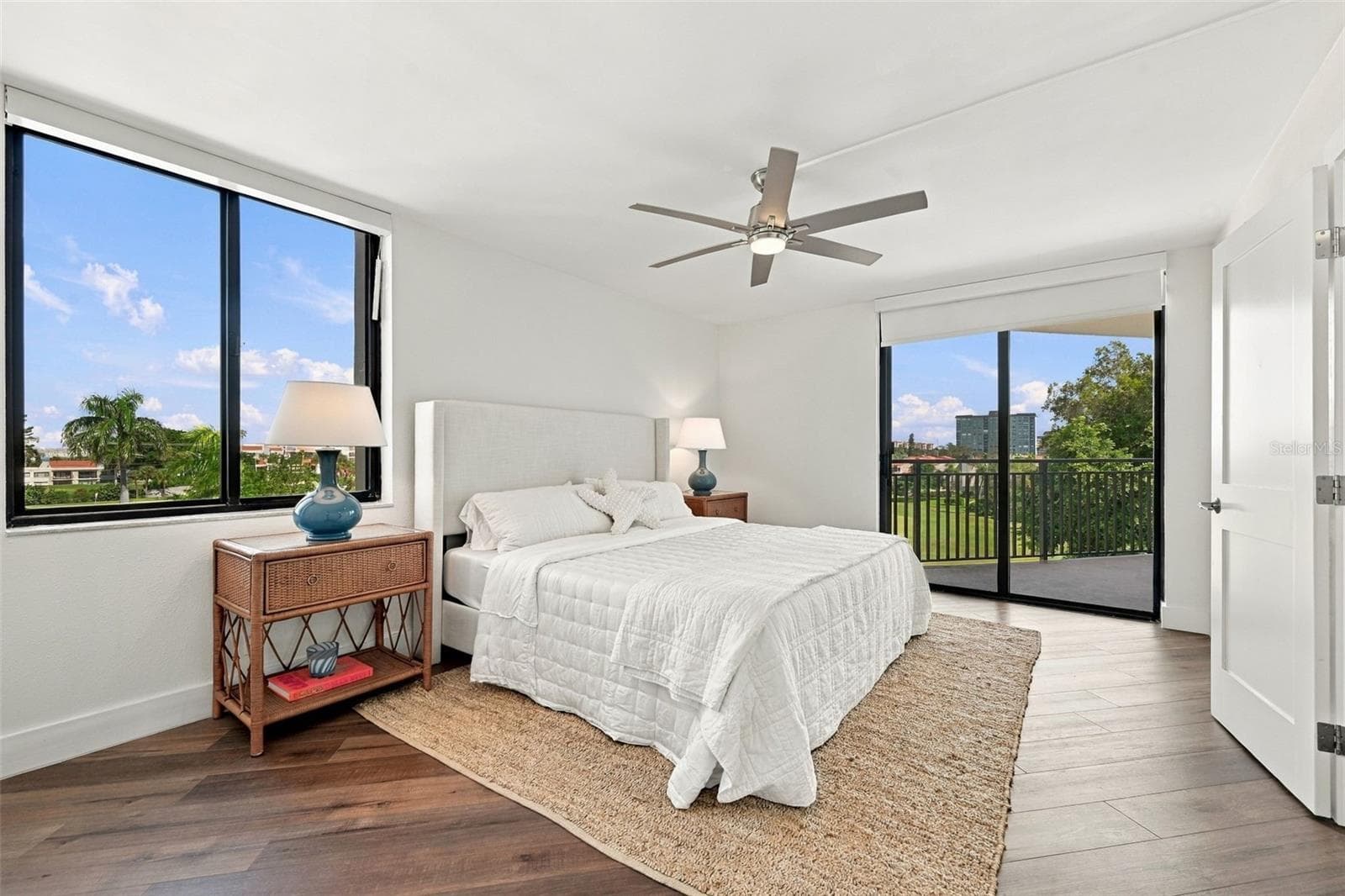 The second primary with ensuite offers views of the golf course. - 5700 ESCONDIDA BLVD S #401, ST PETERSBURG