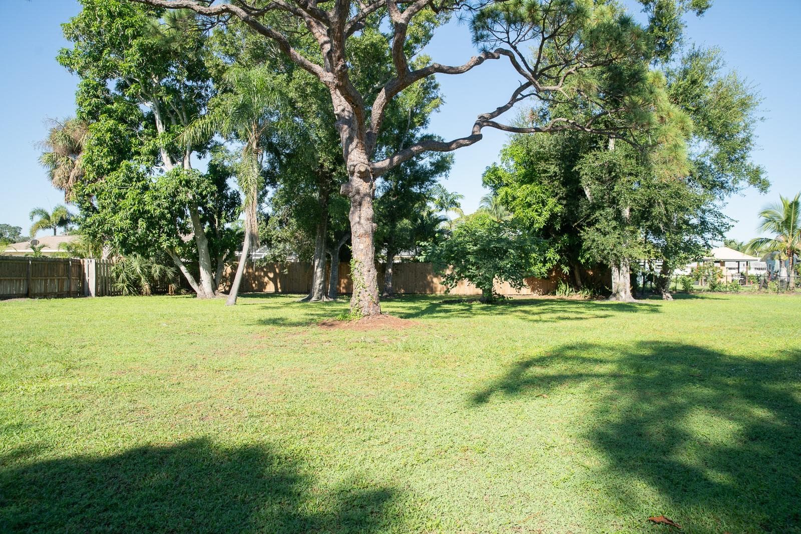 View of fully fenced Land. - 1230 ESTREMADURA DR, BRADENTON