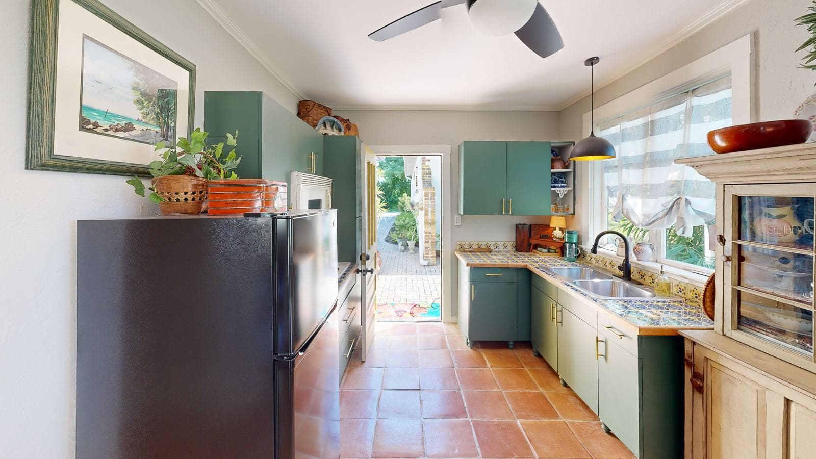 Cottage kitchen (alternate view). - 1230 ESTREMADURA DR, BRADENTON