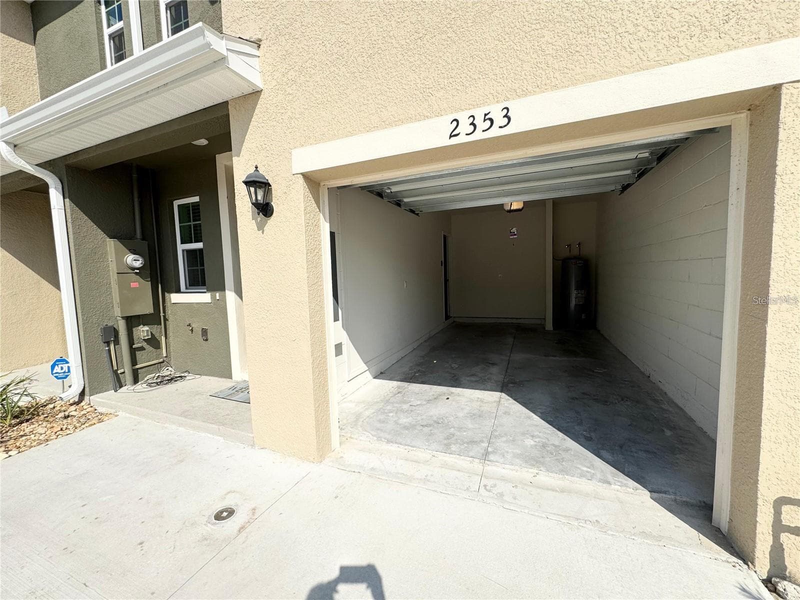 View of the garage interior. - 2353 PENGUIN BLVD, DAVENPORT