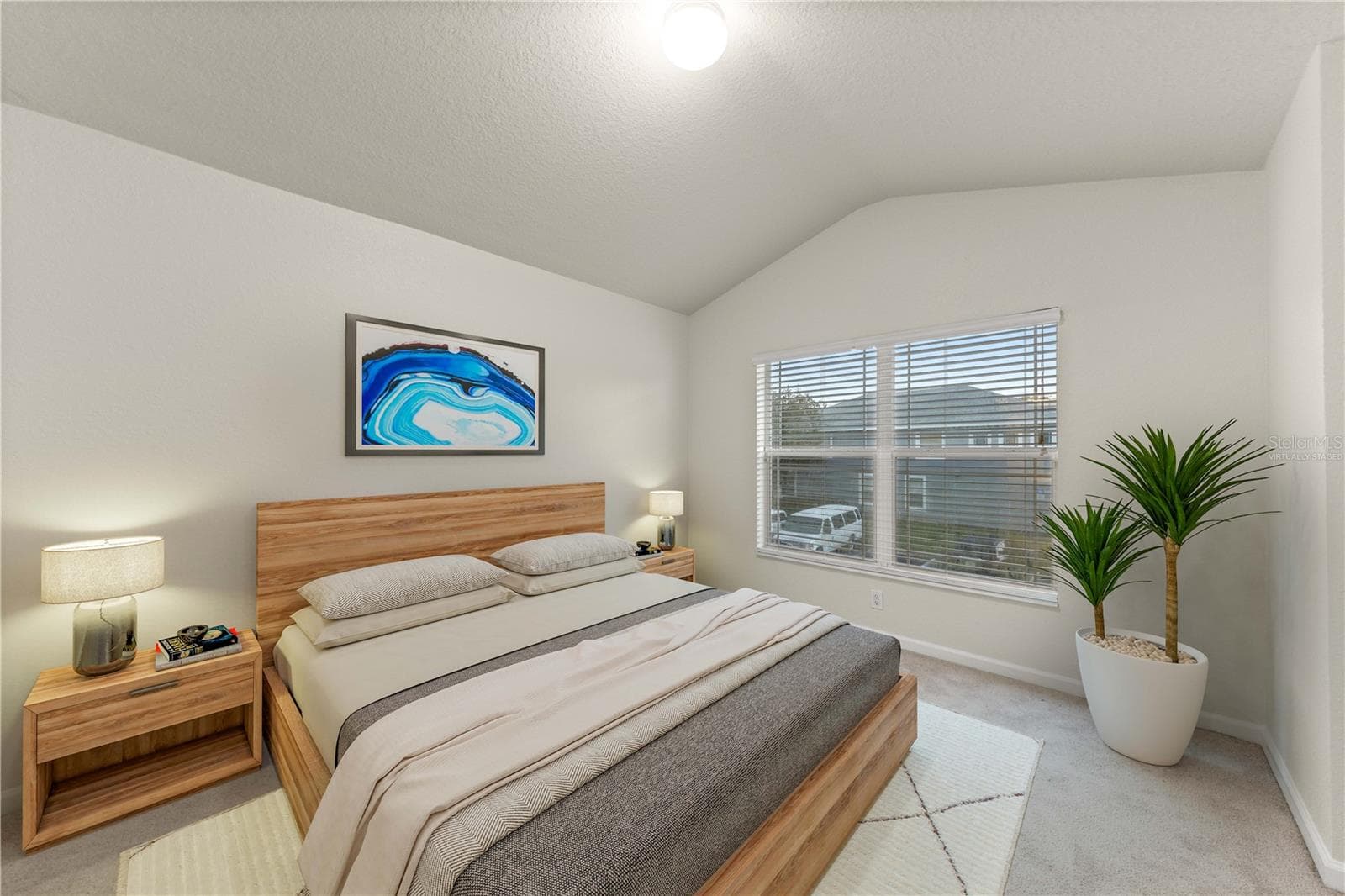 Virtually Staged. Guest Bedroom - 4540 SW 52ND CIR #104, OCALA