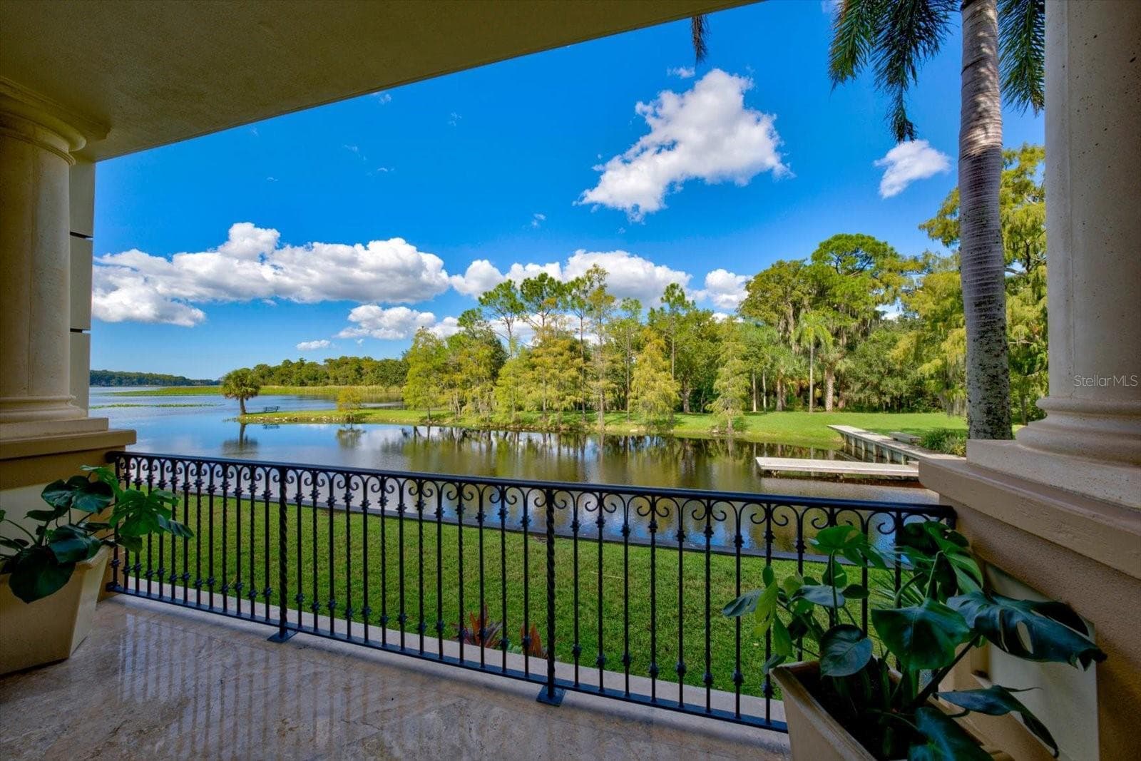 Intimate Setting/Balcony right off of the formal dining room - 2056 COVE TRCE, PALM HARBOR