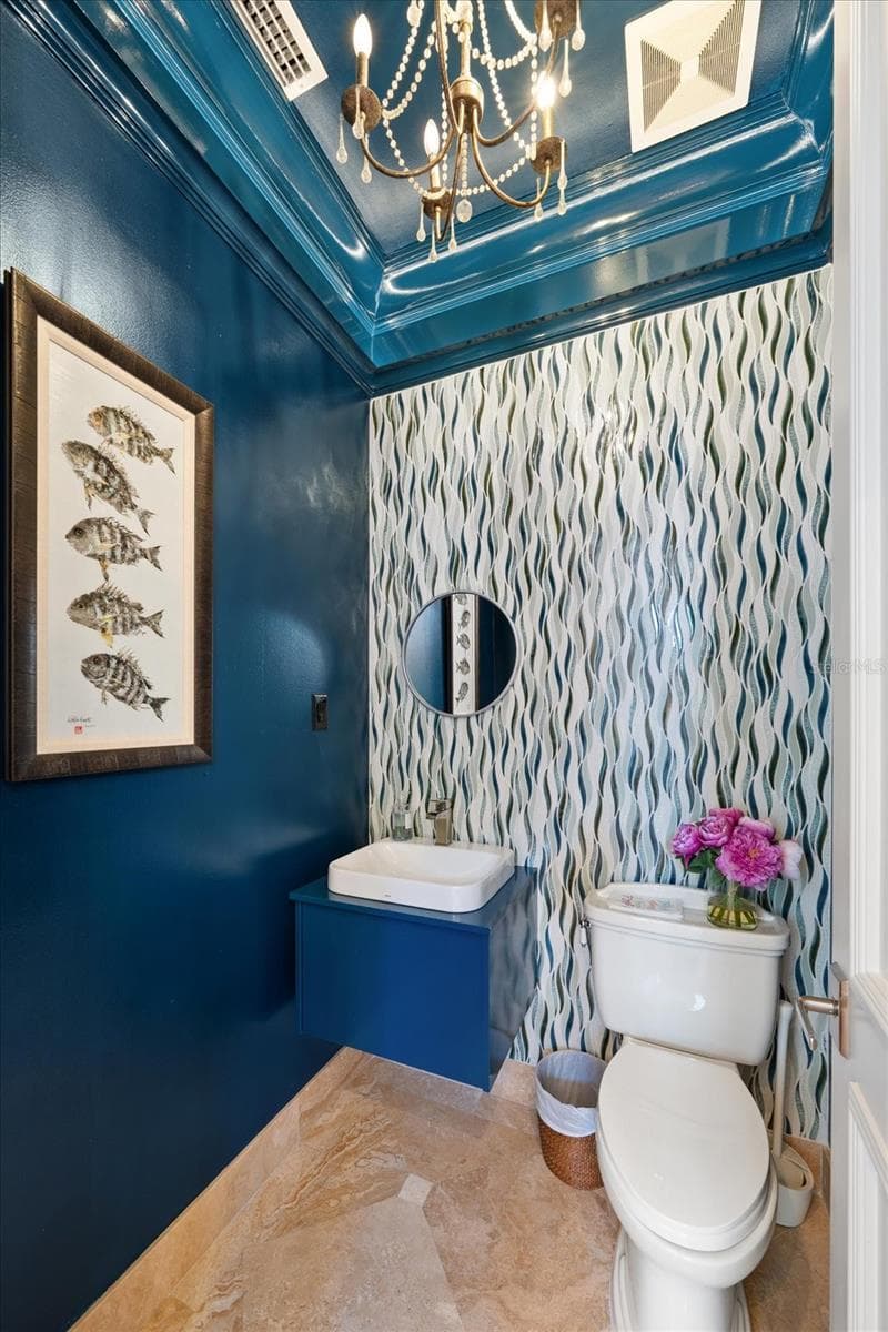 Half Bath right off of the Family Room! - 2056 COVE TRCE, PALM HARBOR