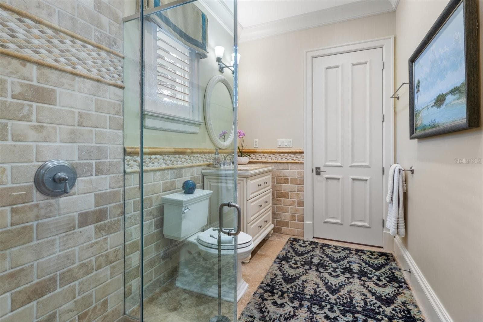 Full Bathroom with Walk-in Shower - 2056 COVE TRCE, PALM HARBOR