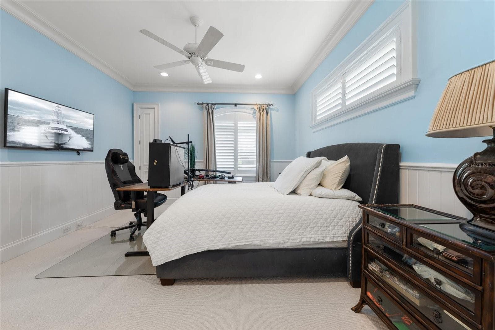 Upstairs, Bedroom #3 with childrens toy room via a rock-climbing wall - 2056 COVE TRCE, PALM HARBOR