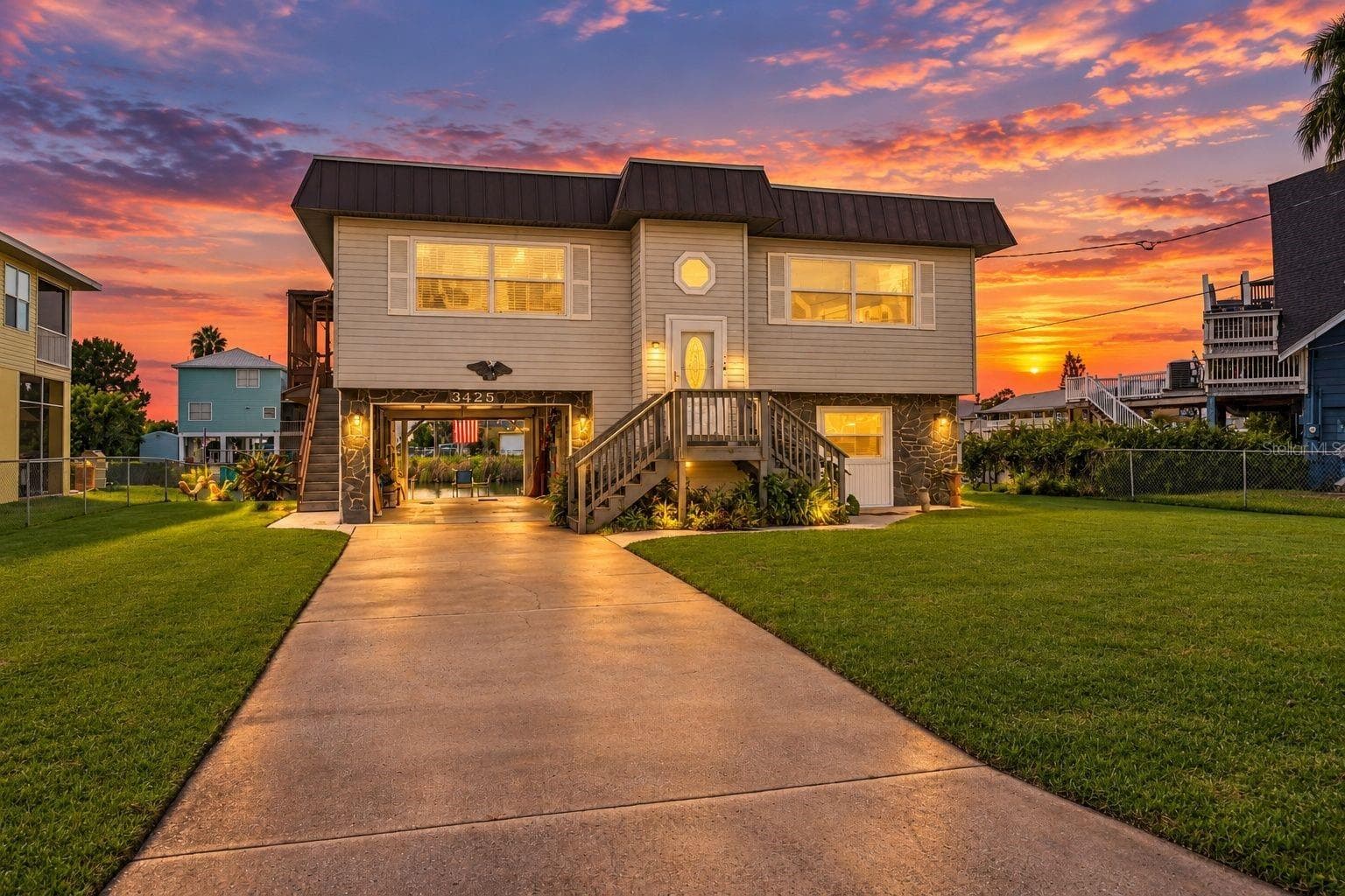 Virtual twilight - 3425 CRAPE MYRTLE DR, HERNANDO BEACH
