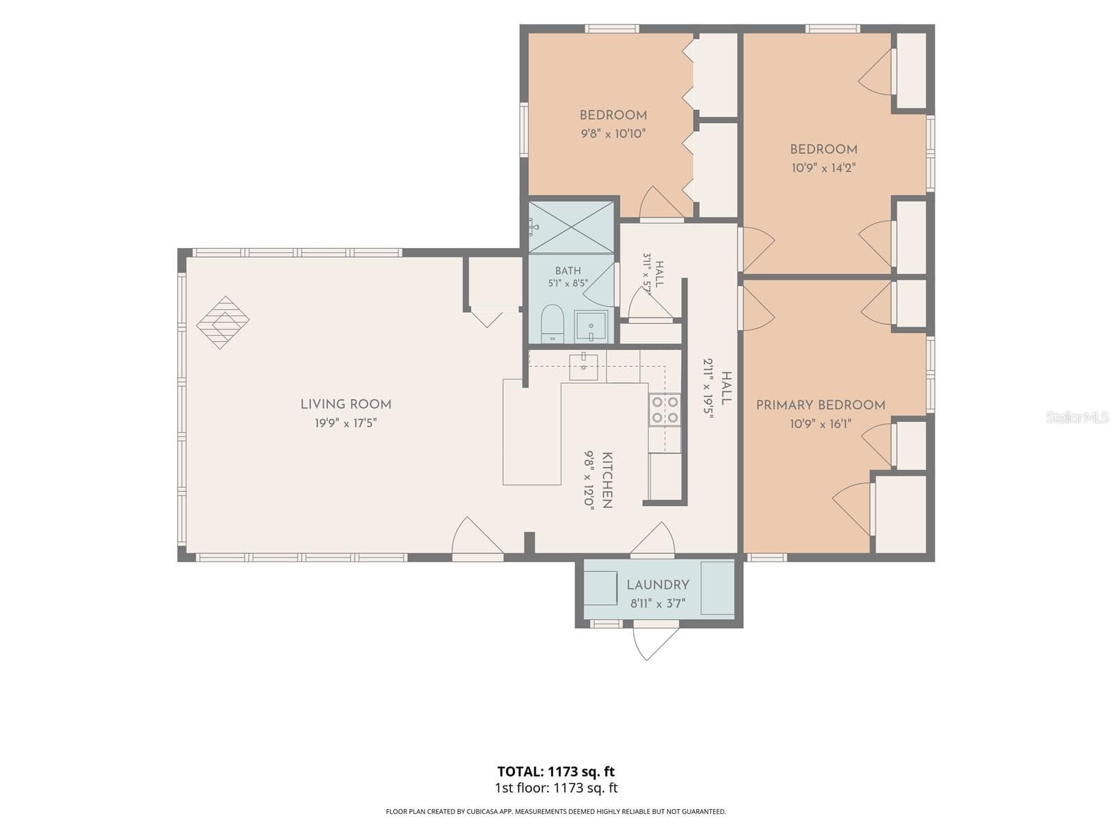 Floor Plan - 5819 27TH AVE S, GULFPORT