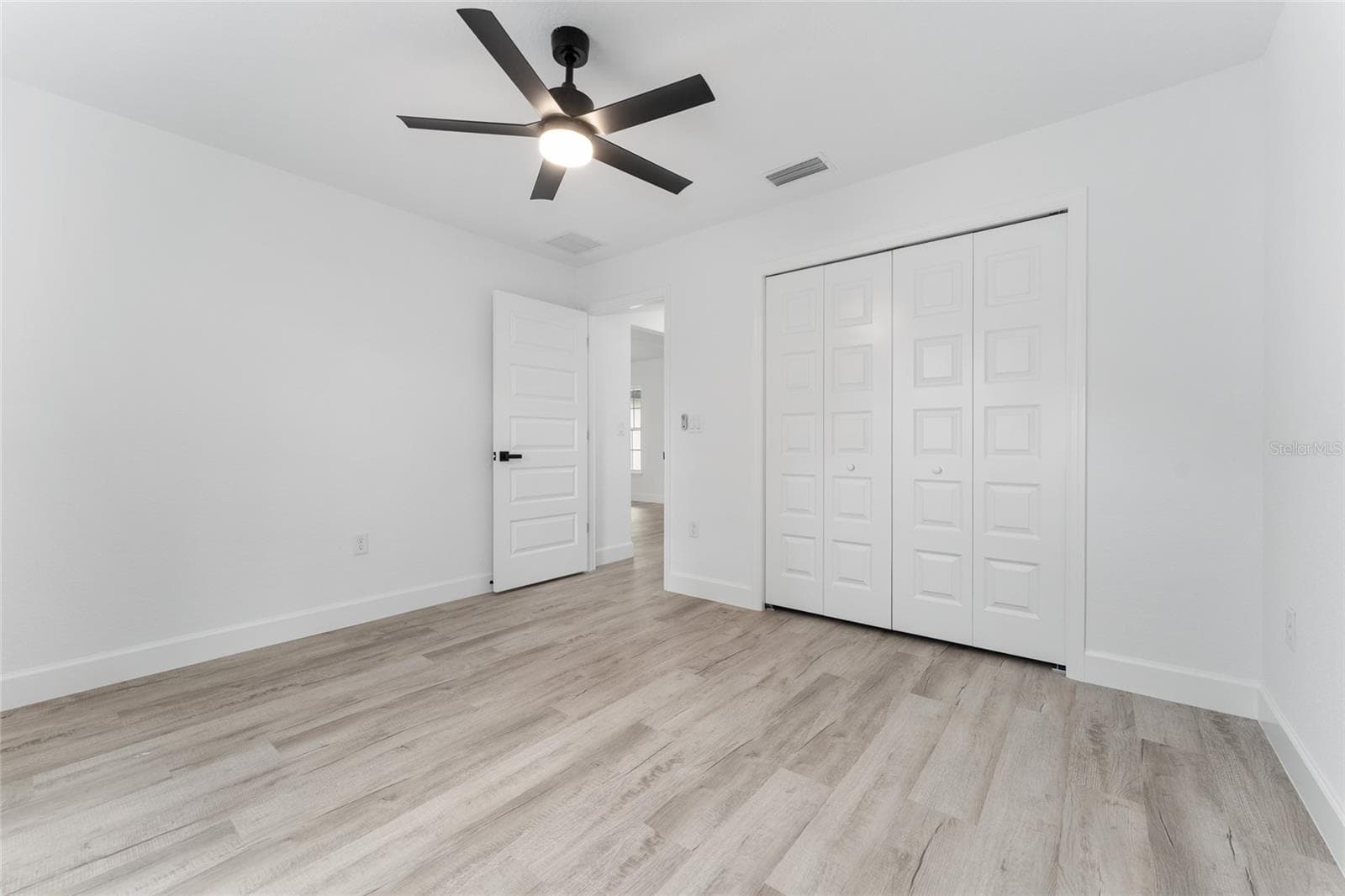 Bedroom 3. Actual home will have colonial-style interior doors versus what is shown. - 3 PECAN DRIVE TRCE, OCALA