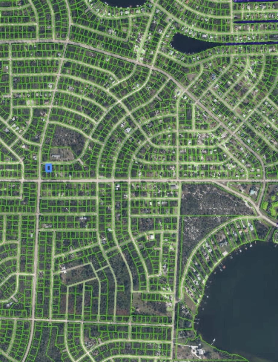 Aerial view of lot proximity to Lake June - 801 GARDENIA ST, LAKE PLACID