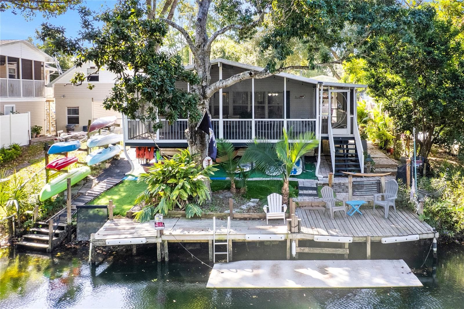 Back deck - 6331 THEODAN ST, WEEKI WACHEE