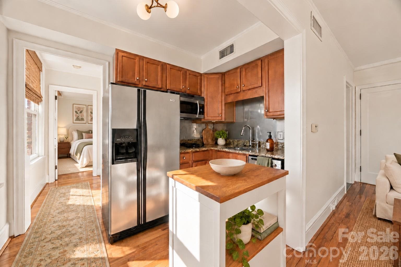 Kitchen - Virtually Staged - 712 Louise Avenue, Charlotte