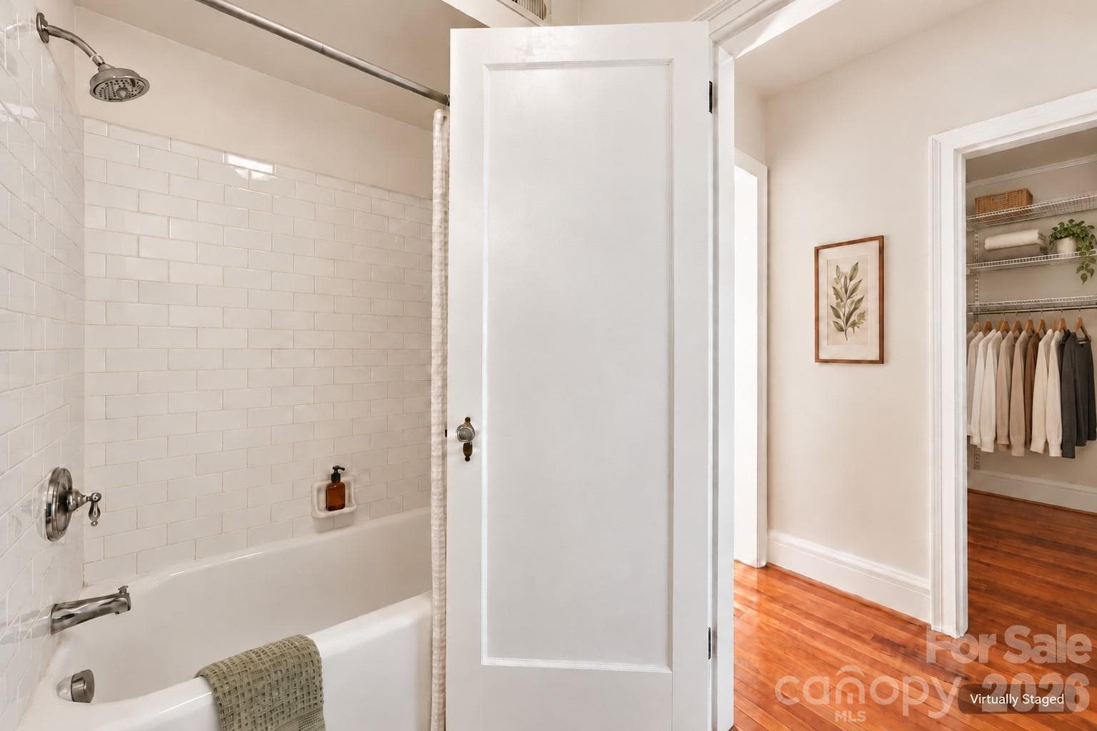 Full Bath - Virtually staged - 712 Louise Avenue, Charlotte