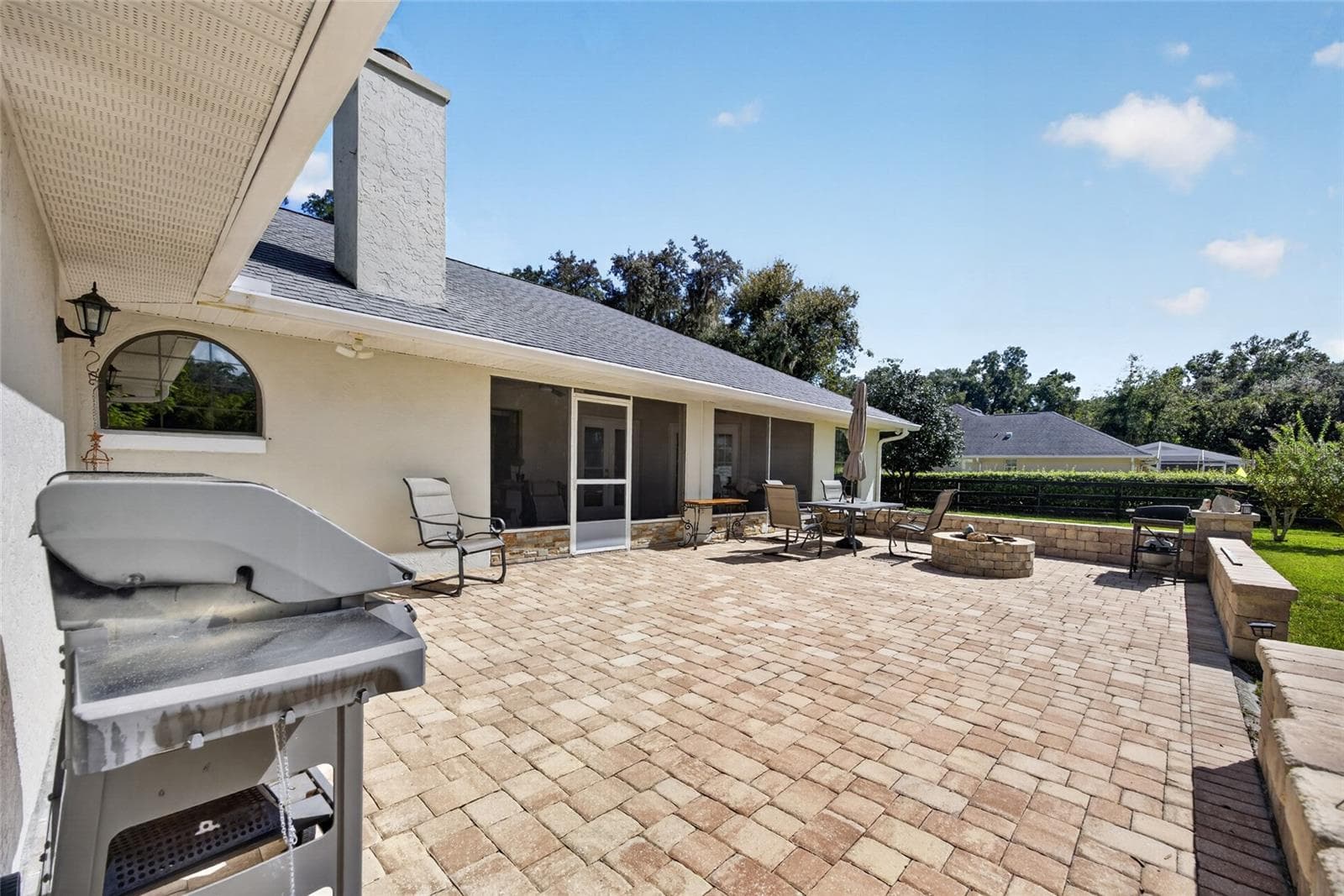 Patio with Pavers - 3432 SW 51ST TER, OCALA