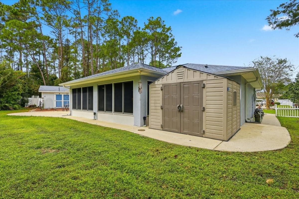 BACK SHED - 3 RYMM PL, PALM COAST