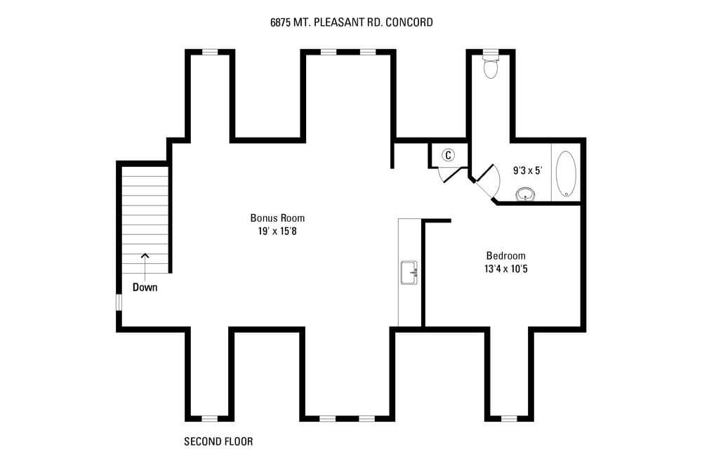 Single Family Residence at 6875 Mount Pleasant Road S, Concord, photo 45 of 46