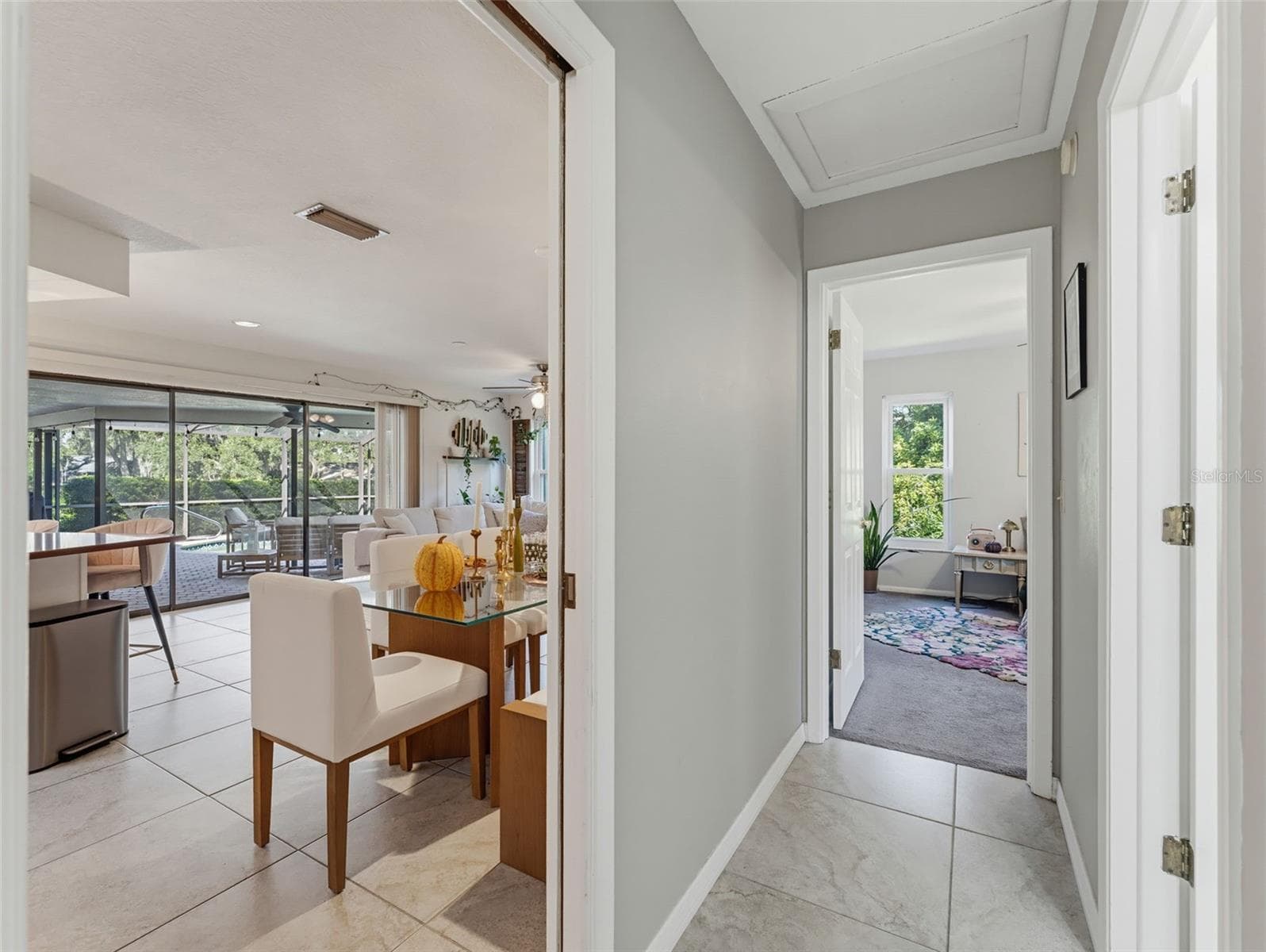 Hallway from Bedroom 2 - 3 SUMMIT LN, SAFETY HARBOR