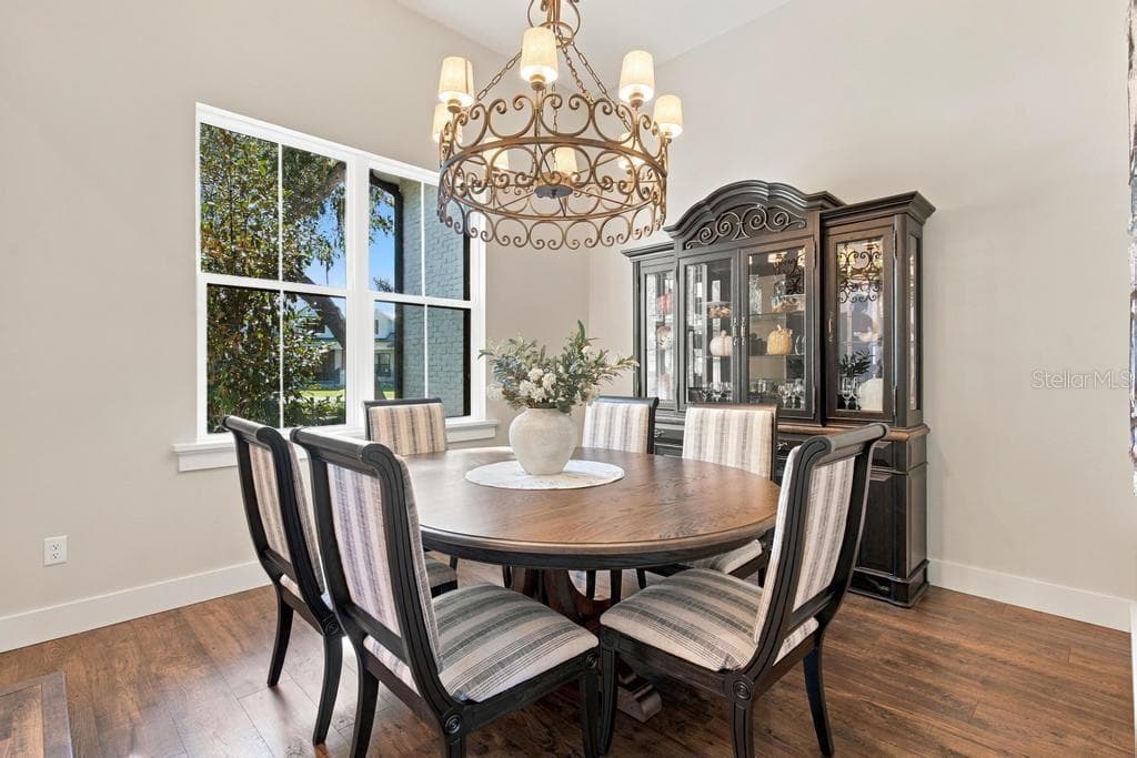Look forward to your holiday dinners in this formal dining room - 467 LONG AND WINDING RD, HOWEY IN THE HILLS