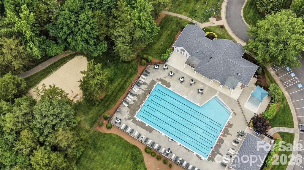 Two pools with tennis courts and swim team - 1201 Beckford Glen Drive, Waxhaw