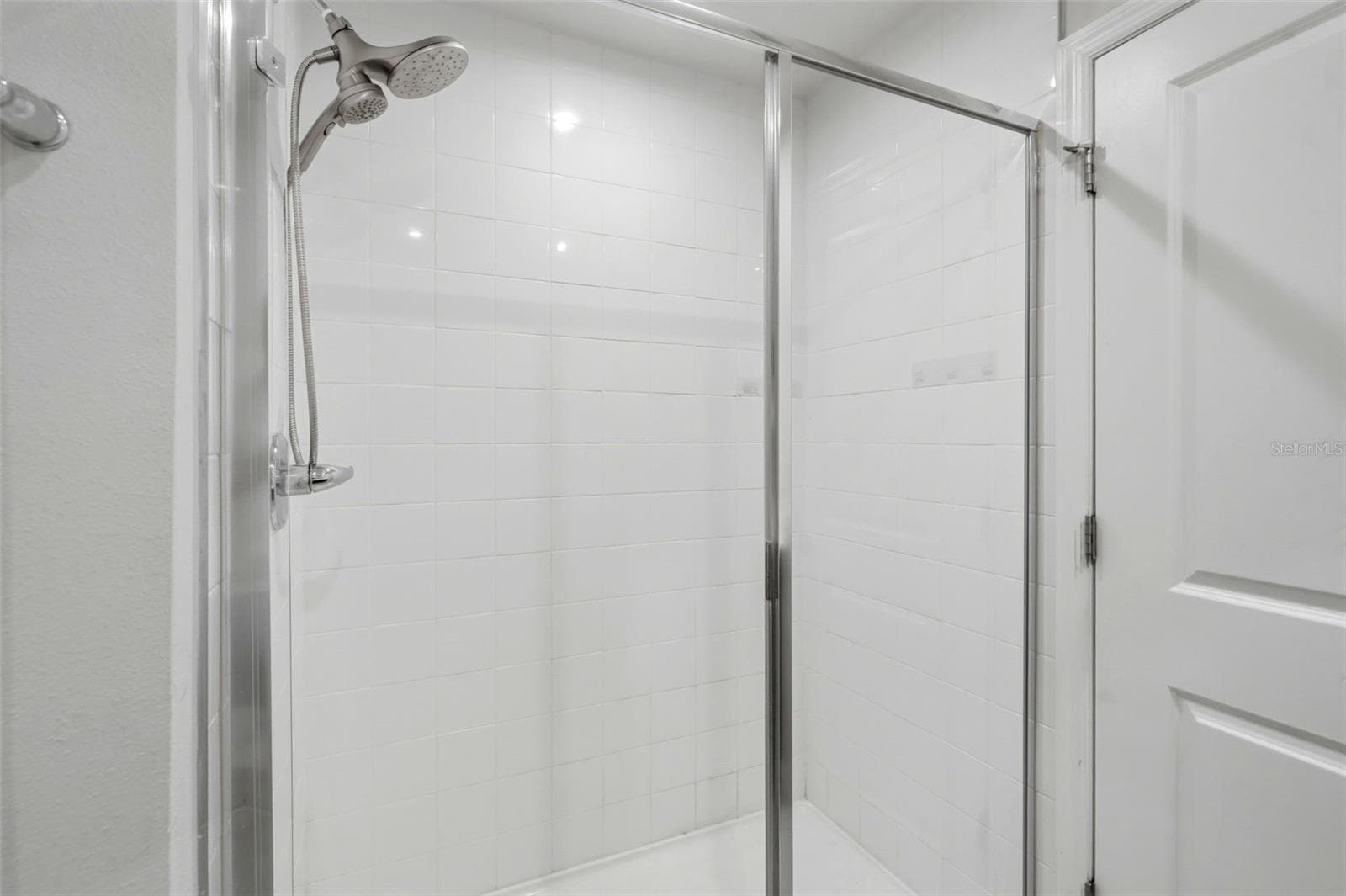 Enclosed glass shower - Owner addition - 4167 HARBOUR PALM DR, HOLIDAY
