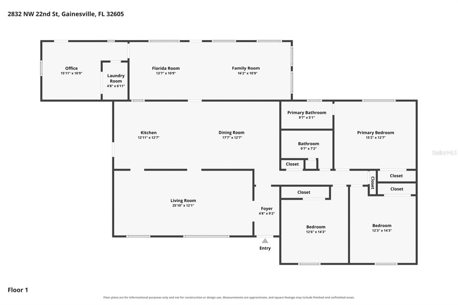 Single Family Residence at 2832 NW 22ND ST, GAINESVILLE, photo 32 of 42