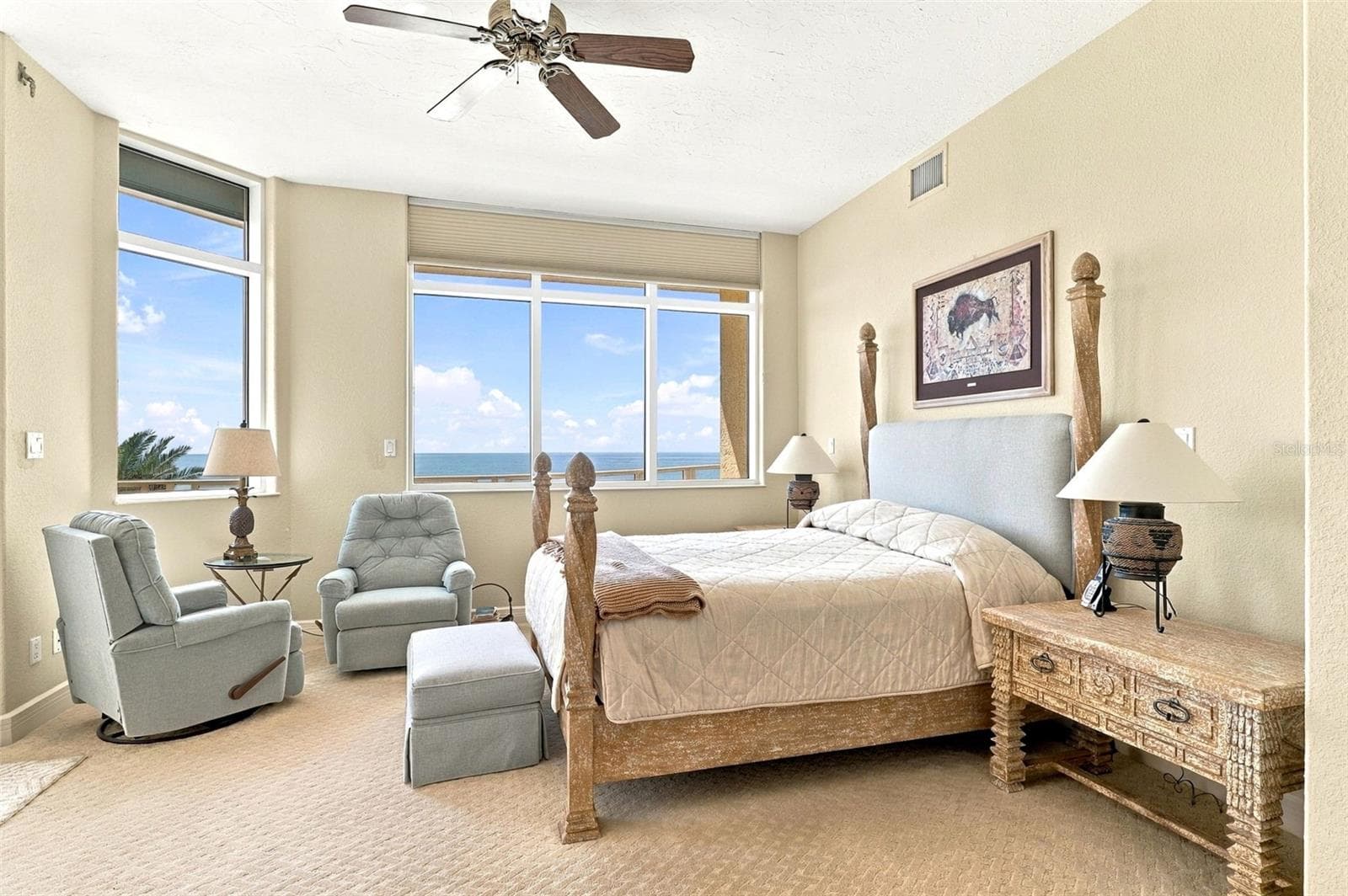 The primary suite has stunning views of the water and beach. - 2185 GULF OF MEXICO DR #243, LONGBOAT KEY
