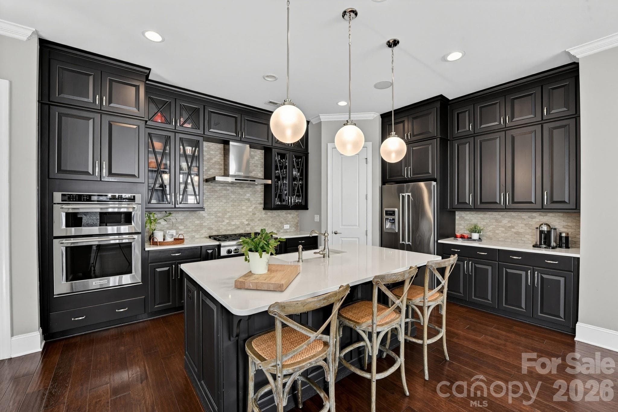 kitchen CABINETRY EXTENDING TO THE CEILING - 13013 Jacks Lane, Pineville