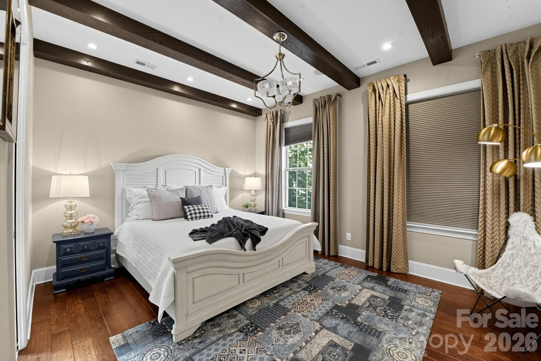 Elegant Primary Bedroom - Main floor - 13013 Jacks Lane, Pineville