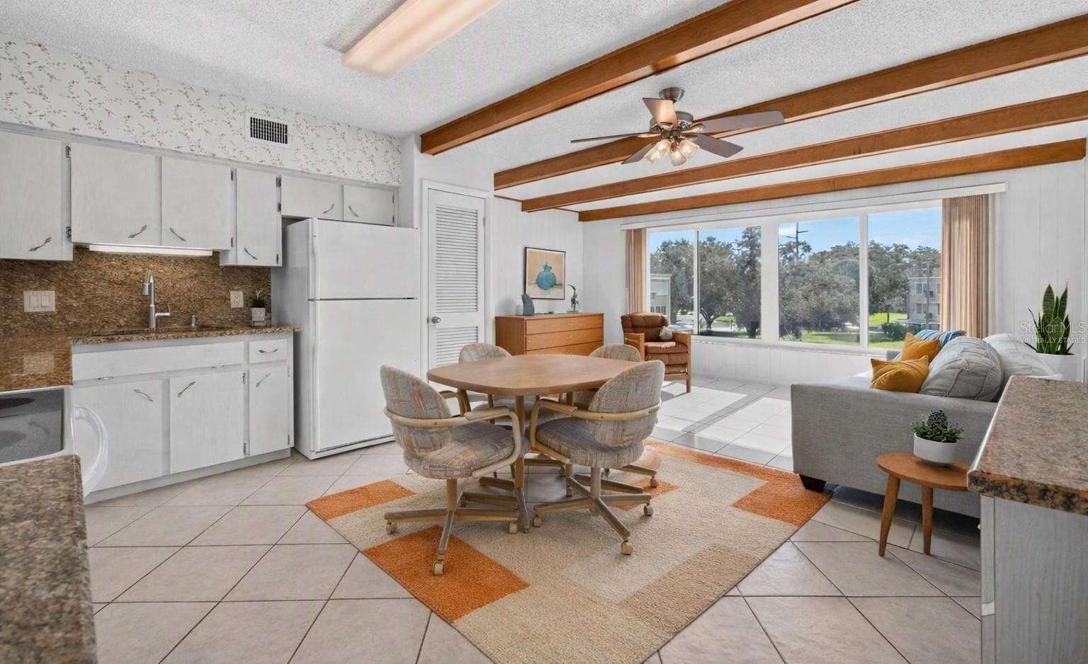 Virtually Staged utilizing existing furniture - 2221 SWEDISH DR #53, CLEARWATER